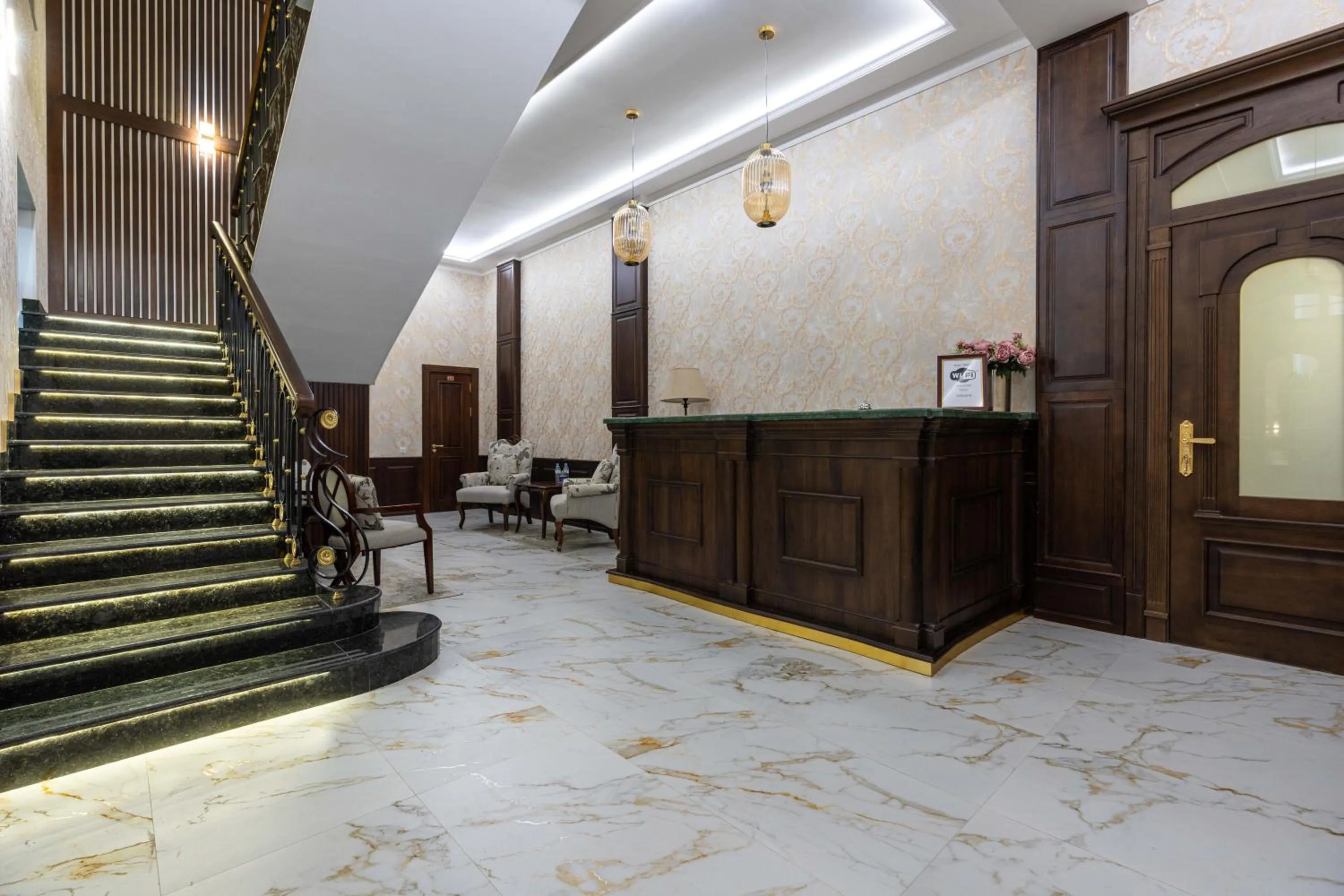 Property building in Aqua Hotel