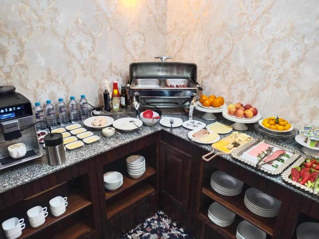 Breakfast in Aqua Hotel