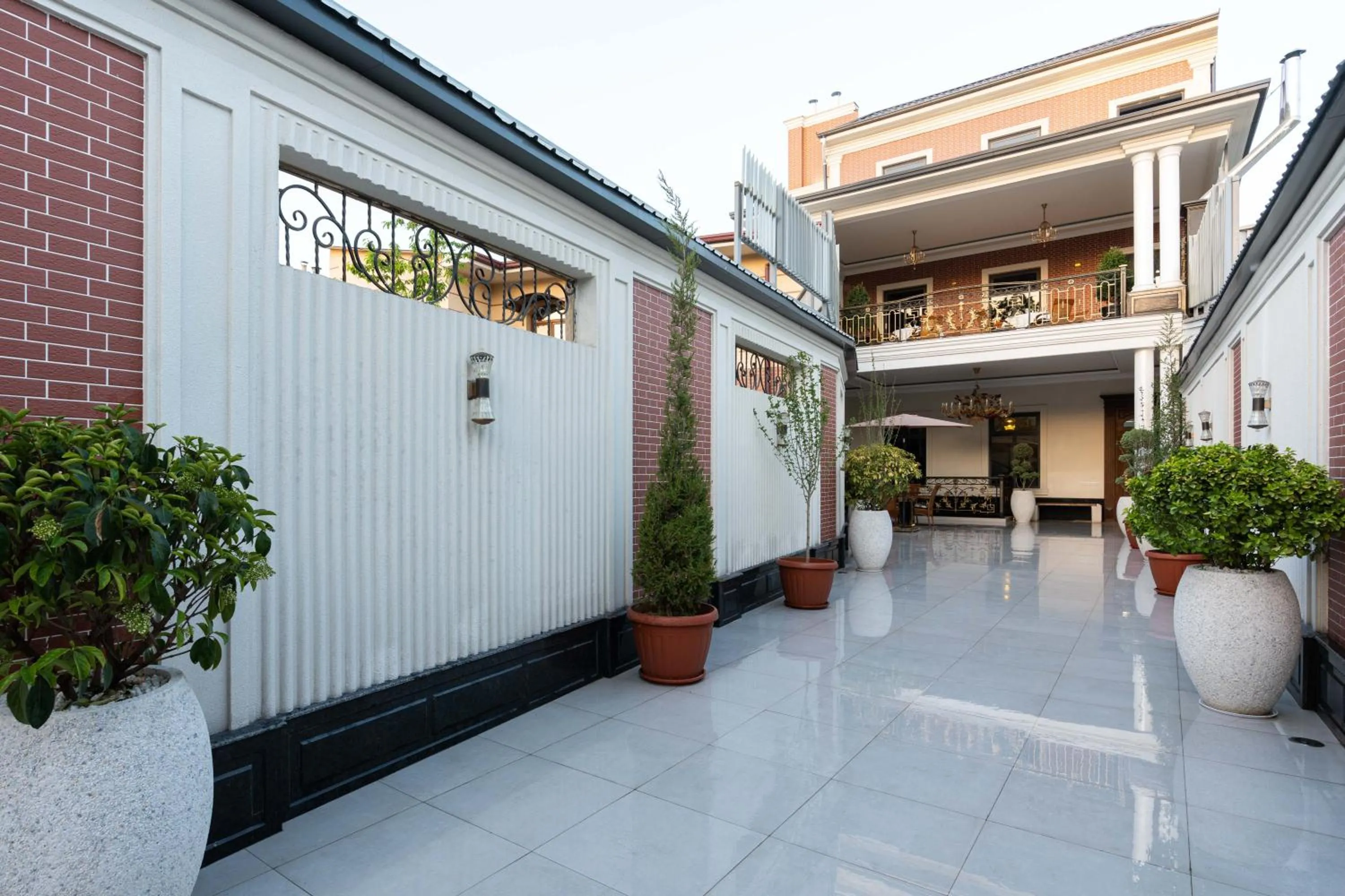 Property building in Aqua Hotel