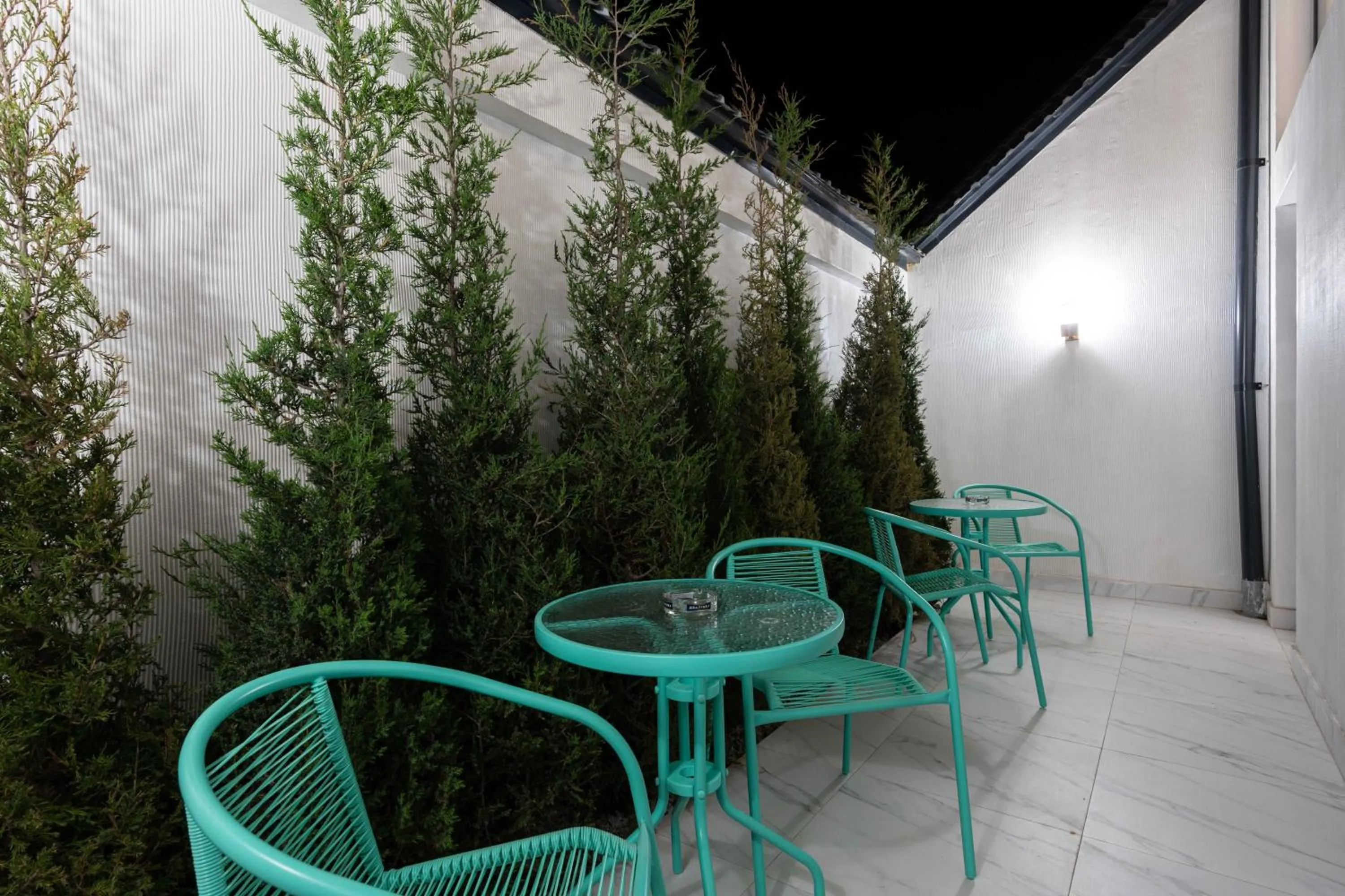 Patio in Aqua Hotel