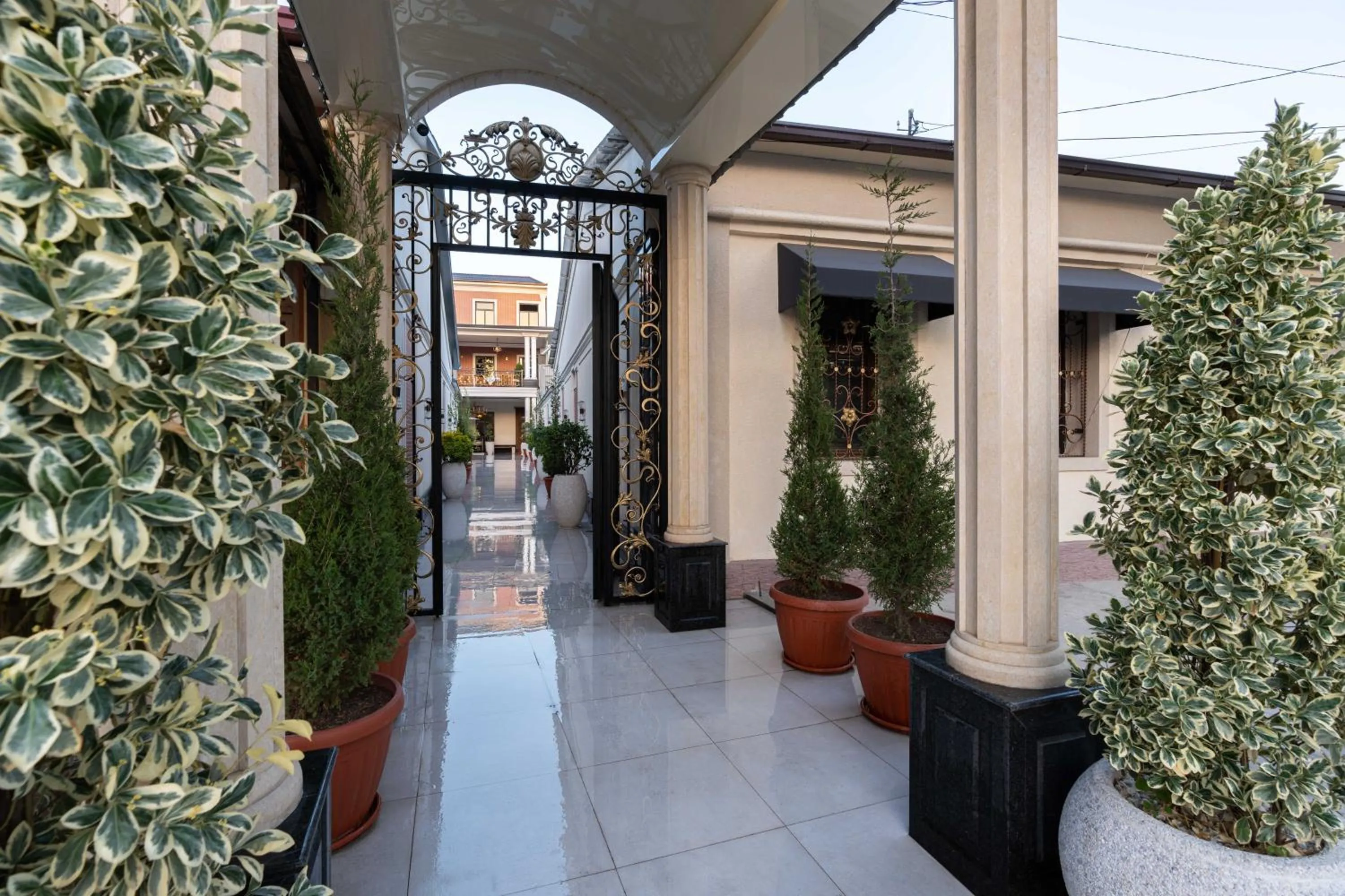 Property building in Aqua Hotel