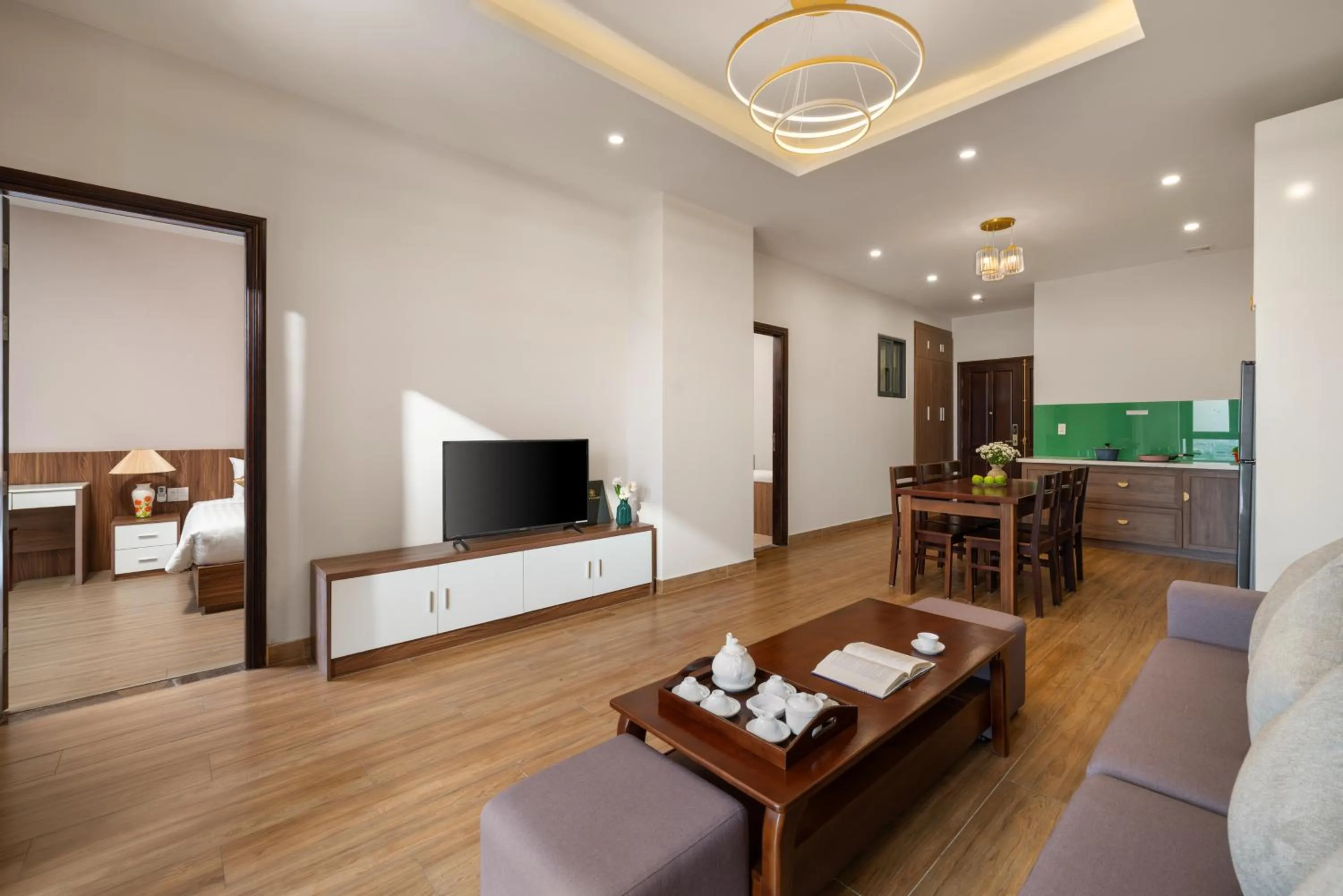 Living room in ATP Galaxy Hotel & Apartment Danang