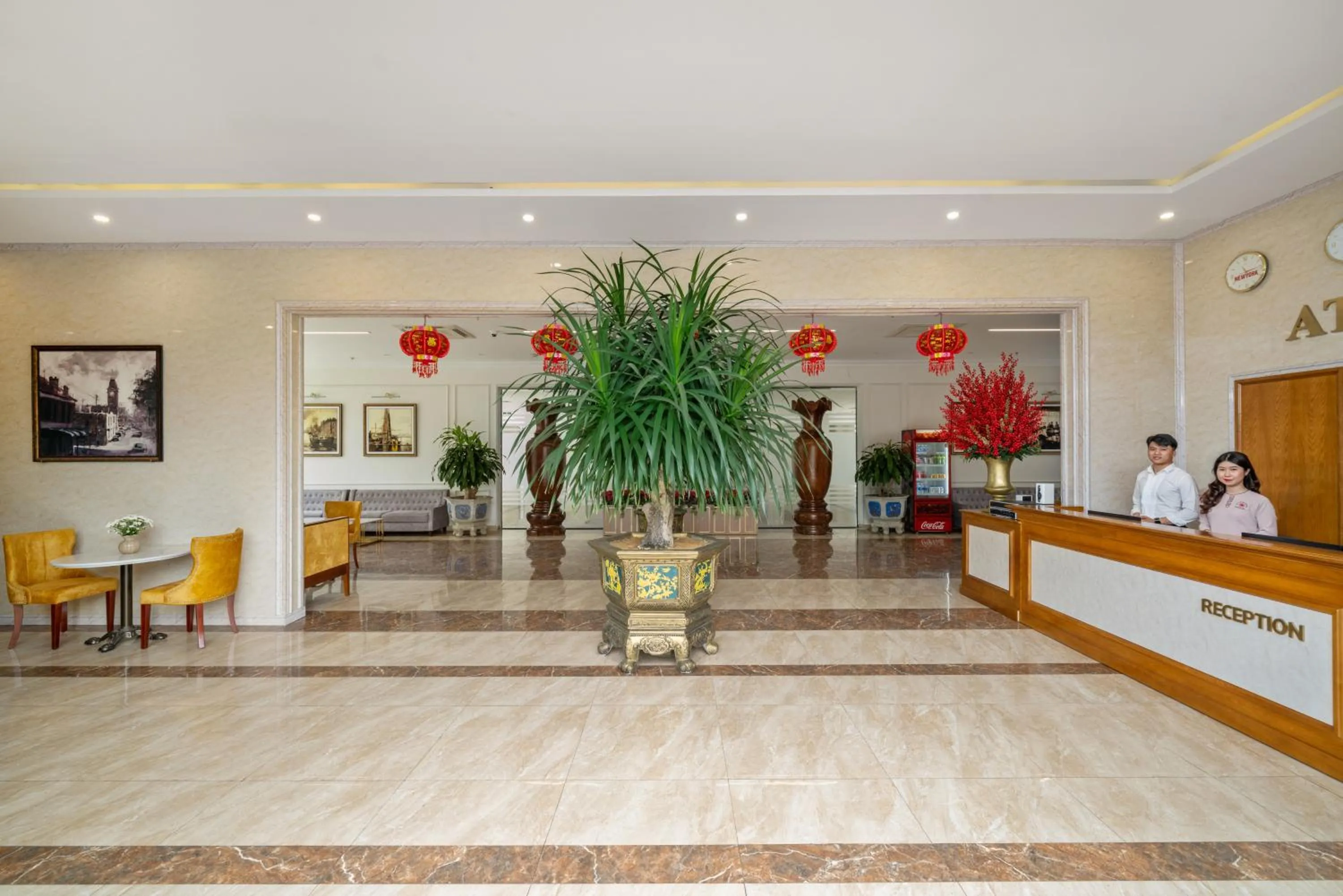 Lobby or reception in ATP Galaxy Hotel & Apartment Danang