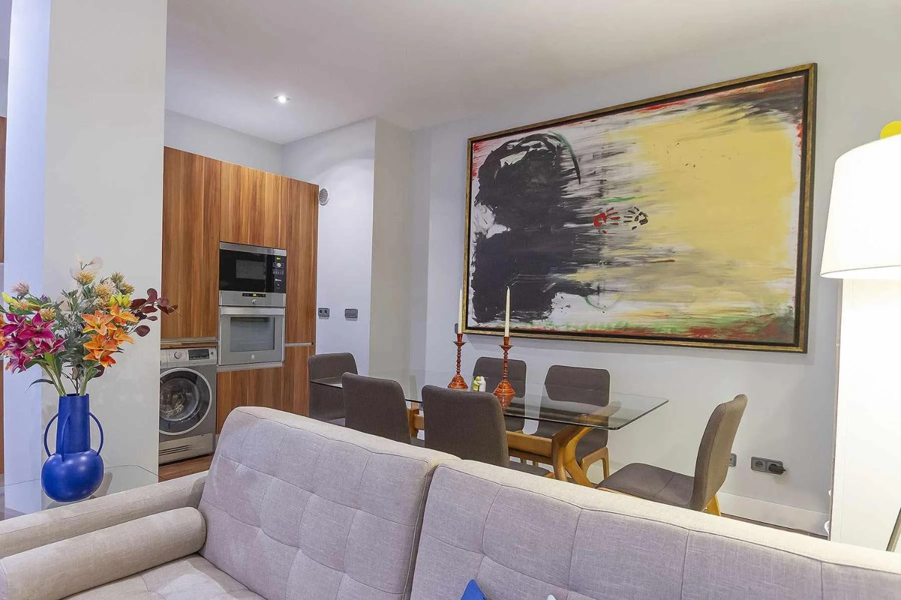 Kitchen or kitchenette in Apartamentos Libertad 24