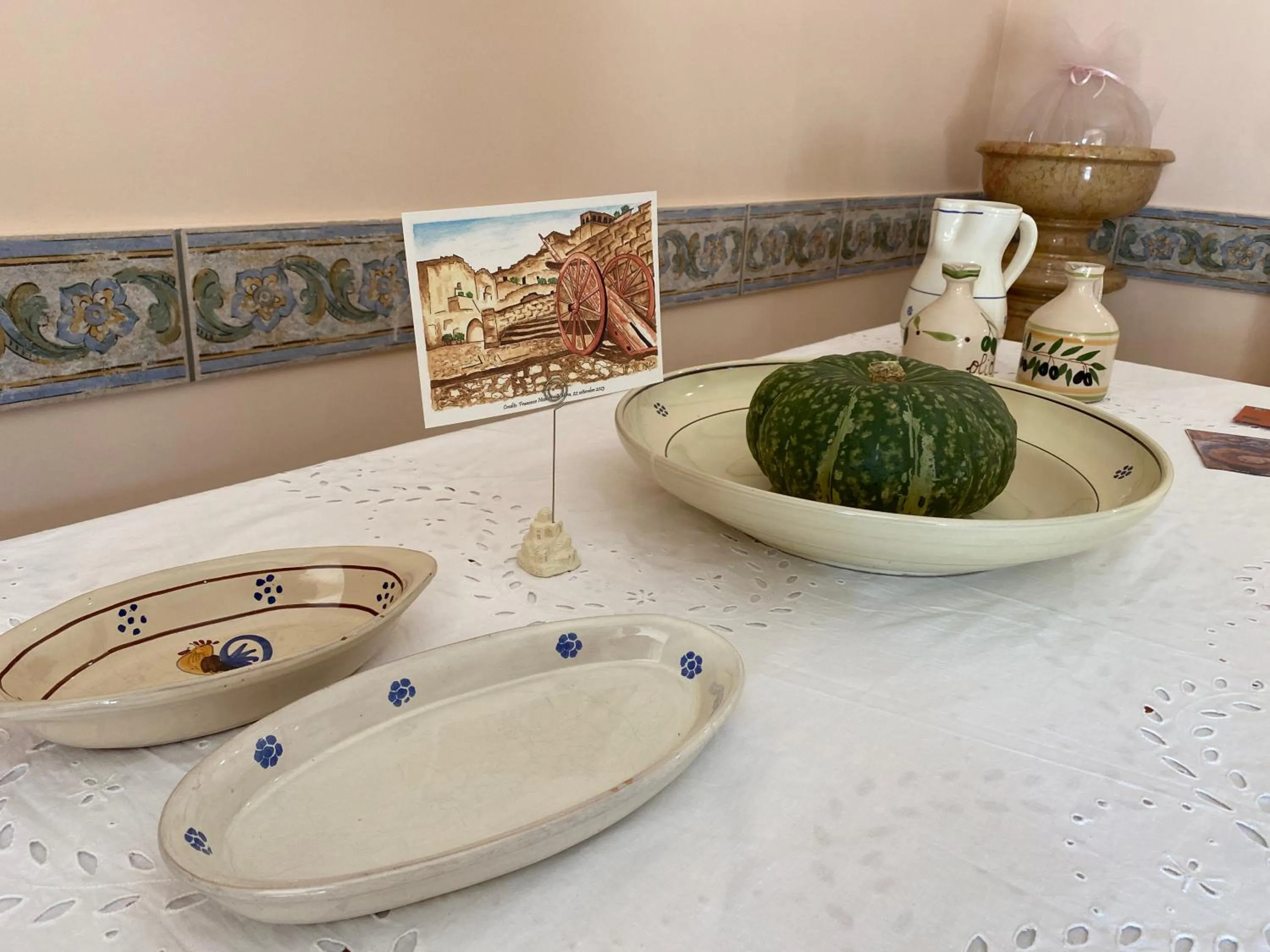 Decorative detail in Villa Vittoria