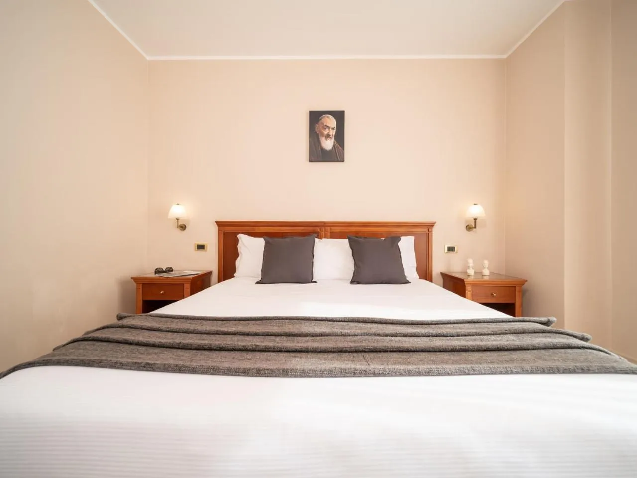 Bed in Hotel SAN PIO