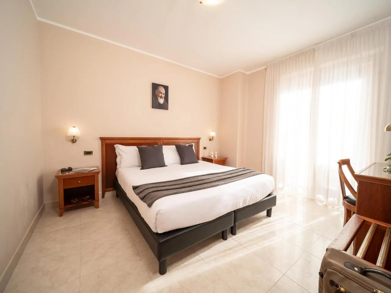 Bed in Hotel SAN PIO