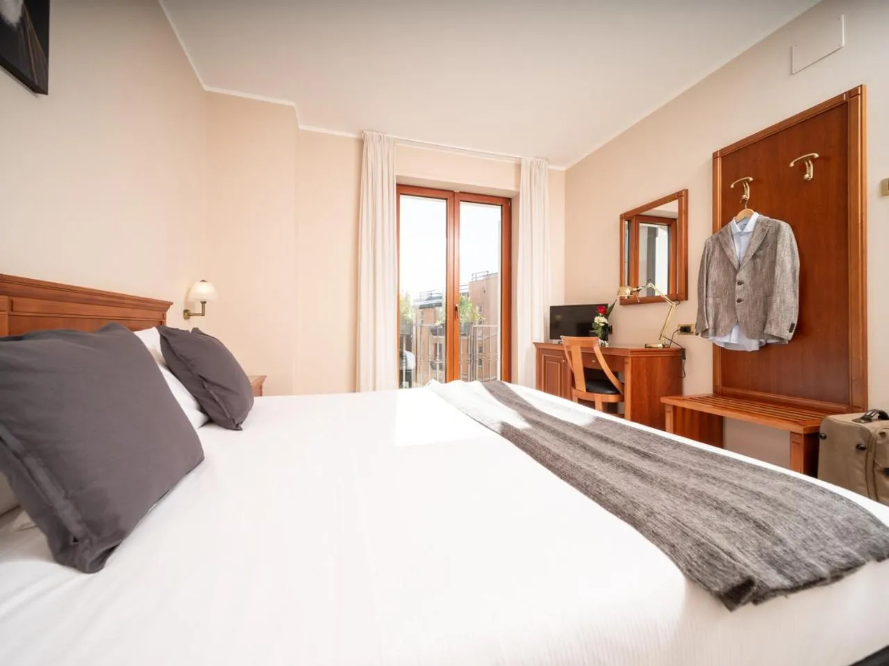 Bed in Hotel SAN PIO