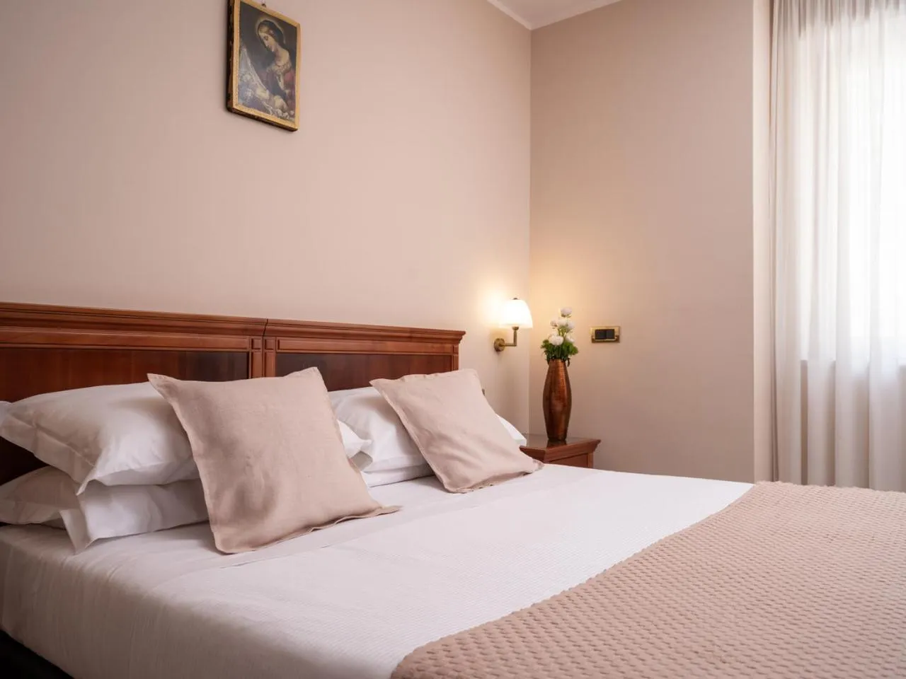 Bed in Hotel SAN PIO