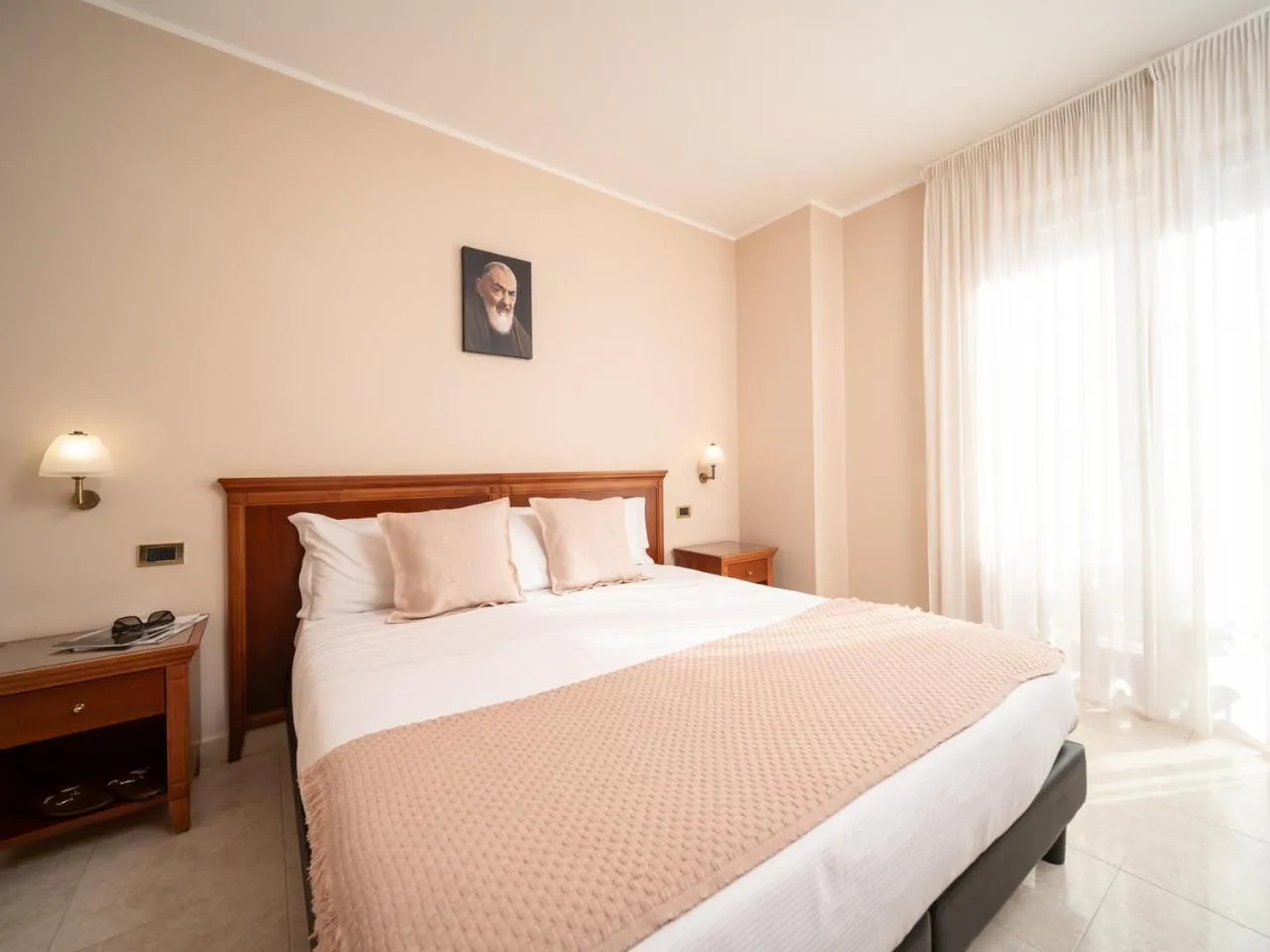 Bed in Hotel SAN PIO