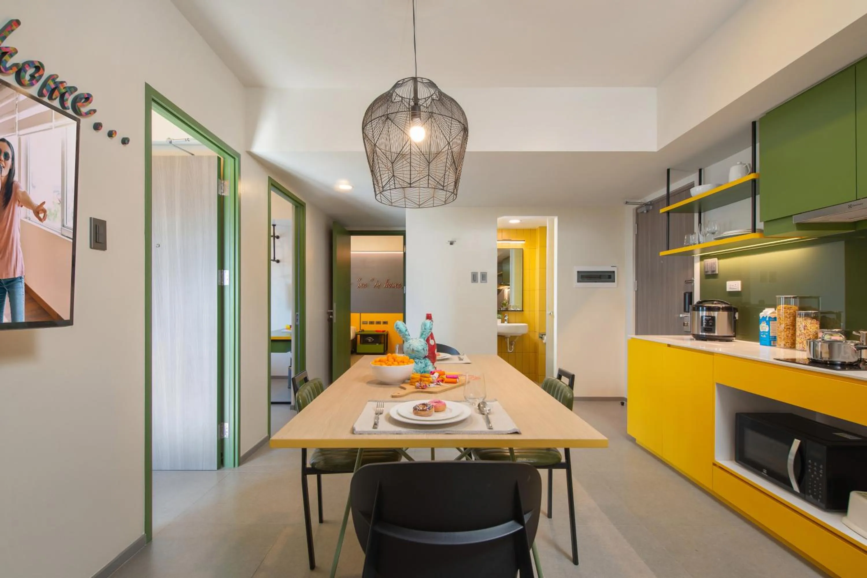 Kitchen or kitchenette in lyf Malate Manila managed by The Ascott Limited