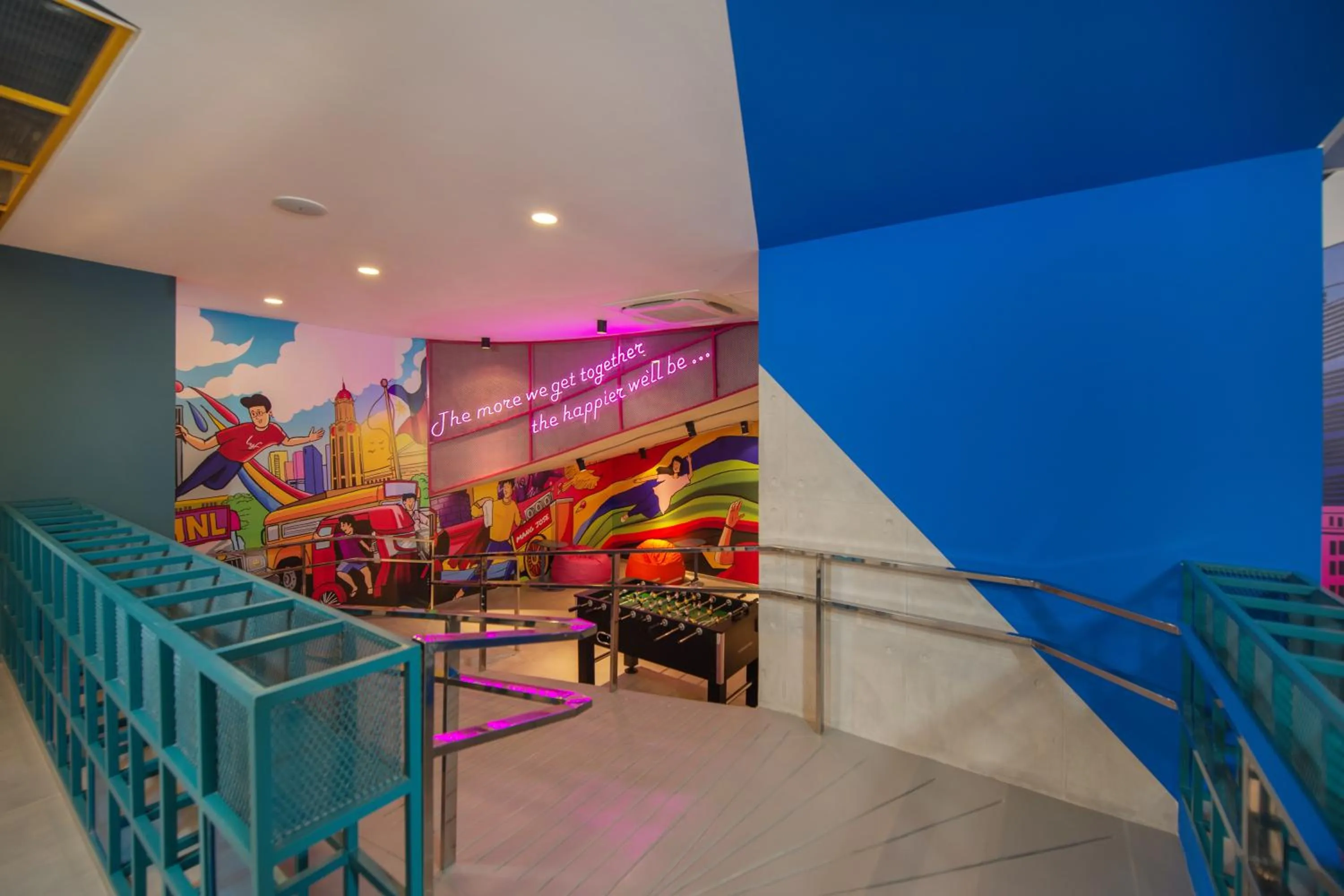 Communal lounge/ TV room in lyf Malate Manila managed by The Ascott Limited