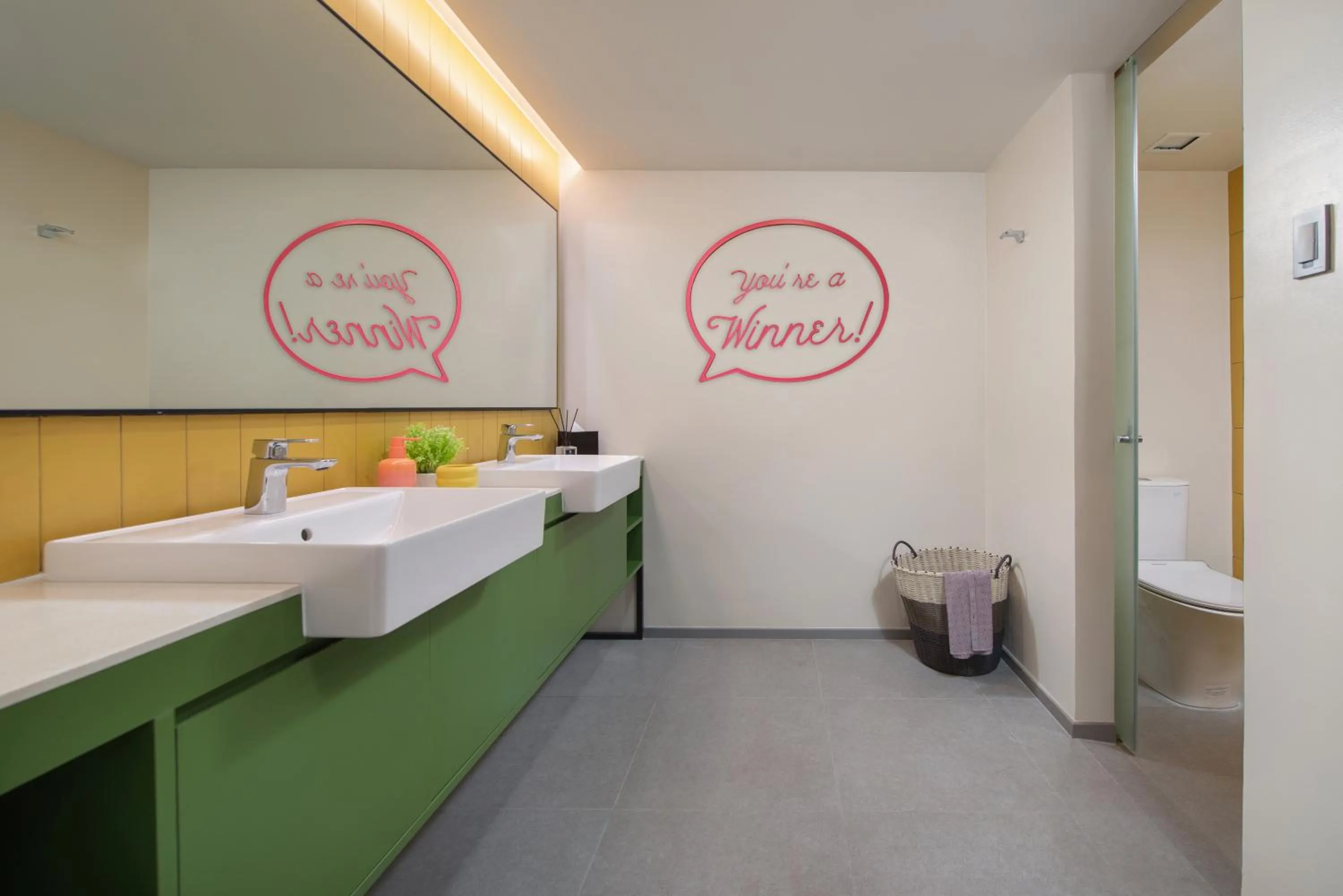 Bathroom in lyf Malate Manila managed by The Ascott Limited