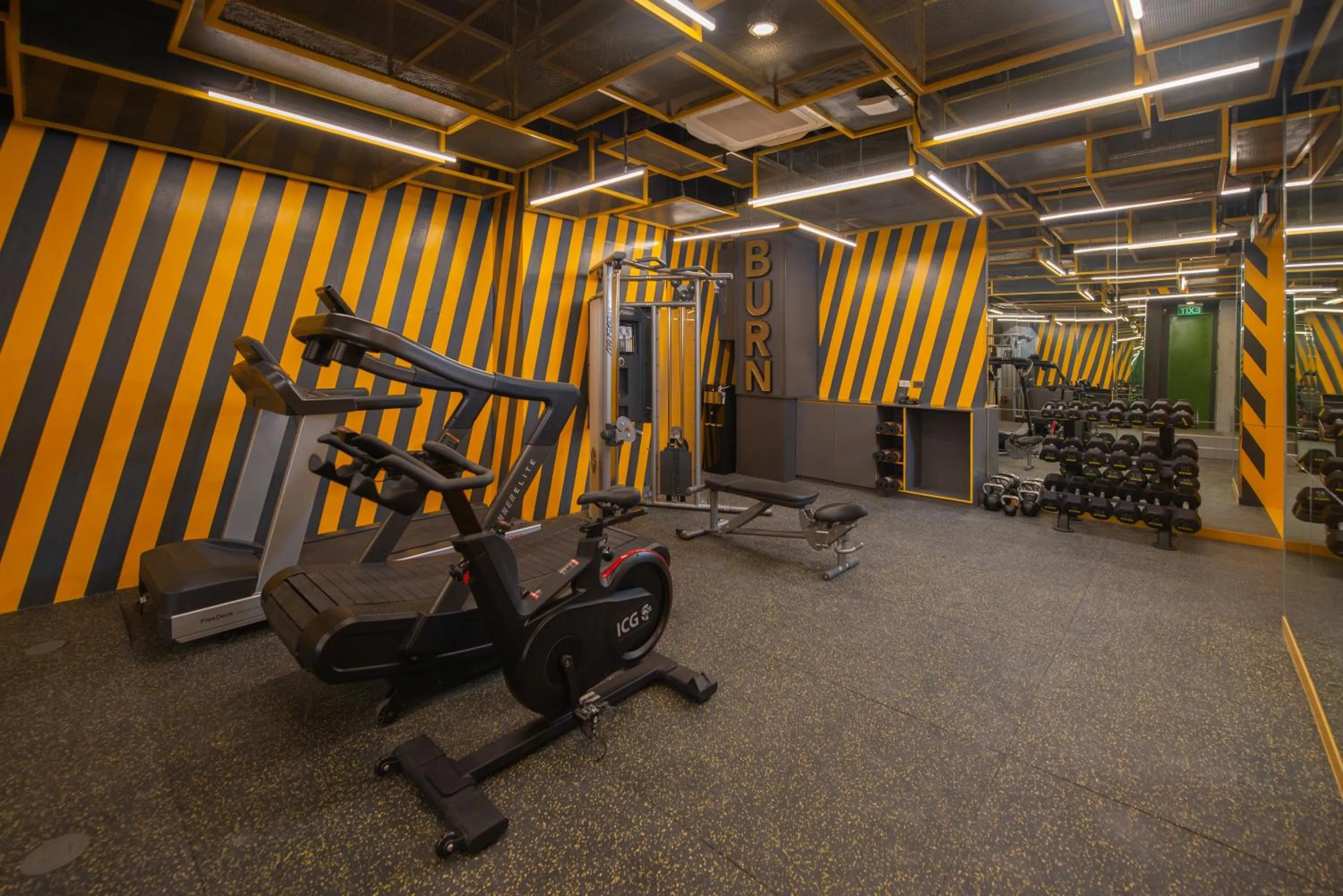 Fitness centre/facilities in lyf Malate Manila managed by The Ascott Limited