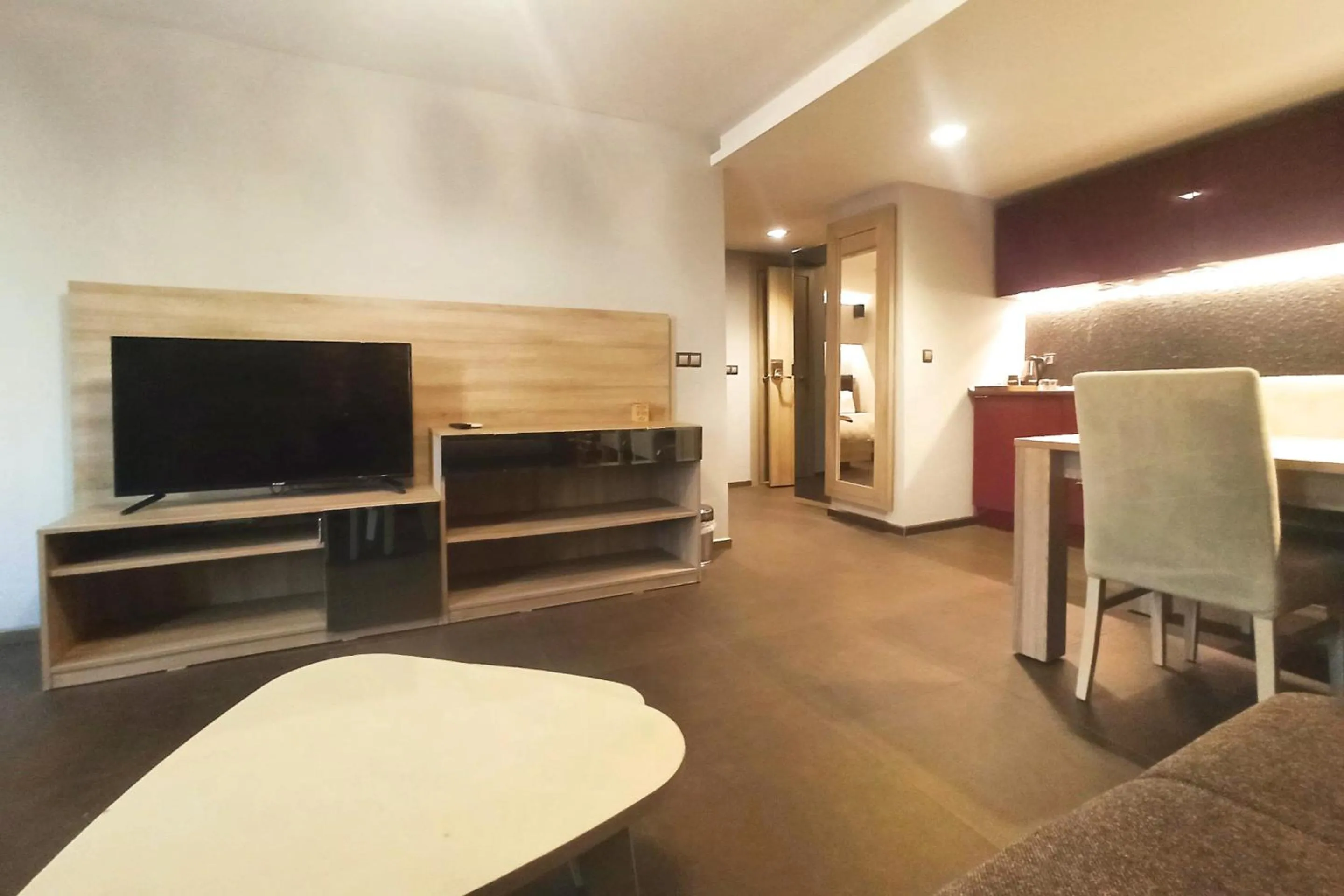 Communal lounge/ TV room in BC Residence Pangaldi