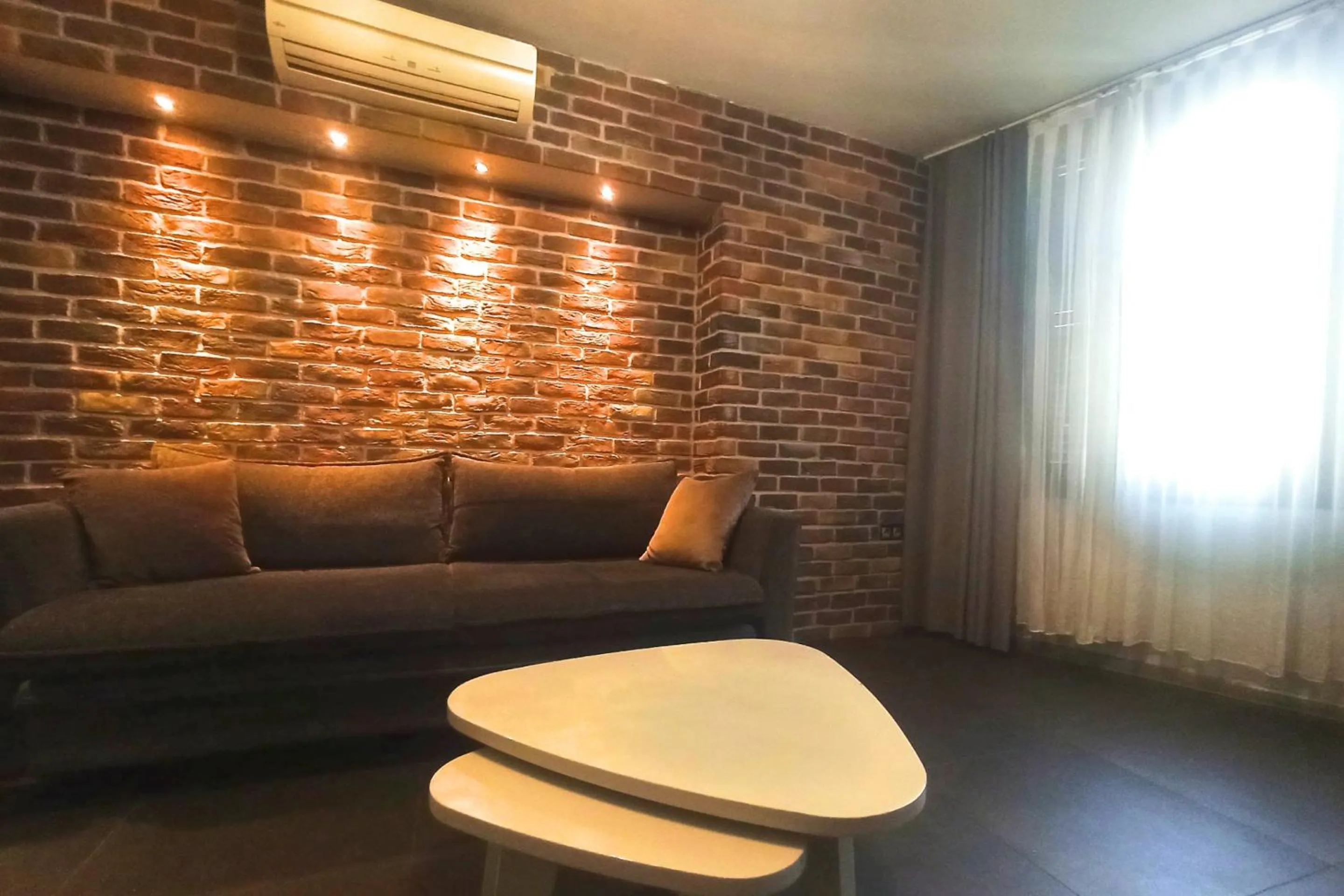 Seating area in BC Residence Pangaldi