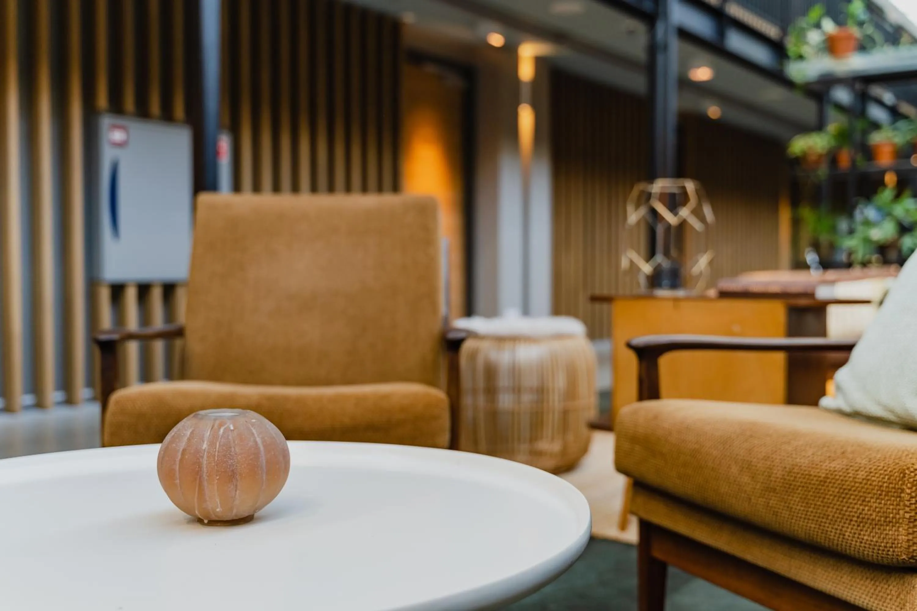 Communal lounge/ TV room in Hotel De Hallen