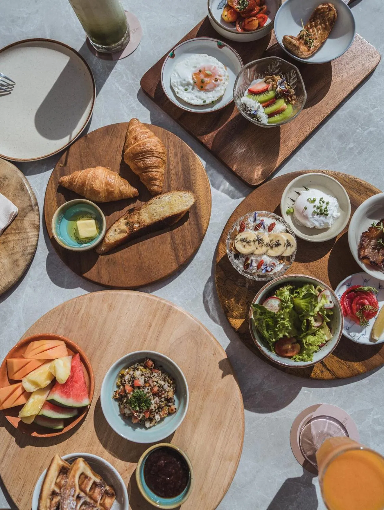 Food and drinks in Rustic and Blue Getaway