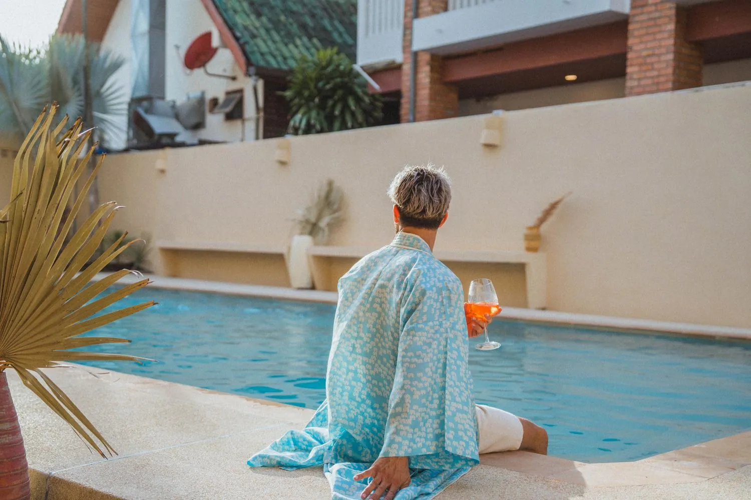 Swimming pool in Rustic and Blue Getaway