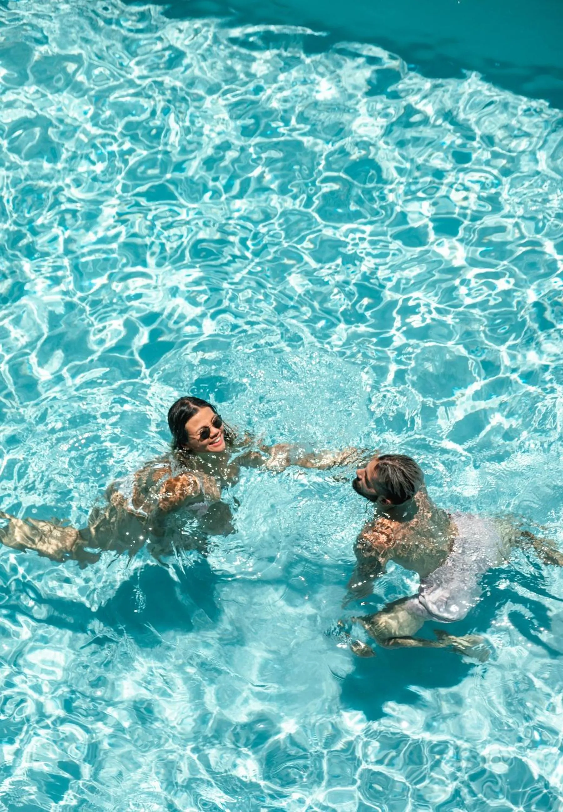 People in Rustic and Blue Getaway