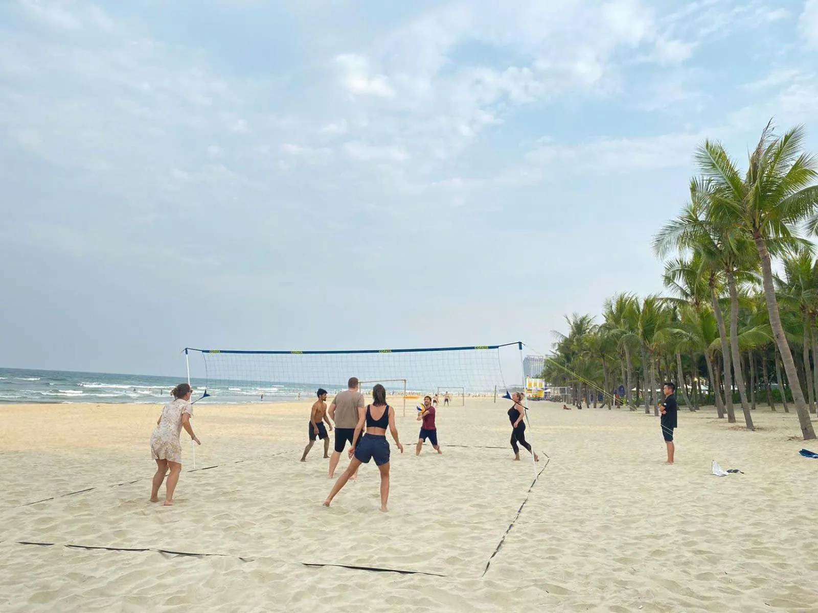 group of guests in Waikiki Beach Hotel Da Nang