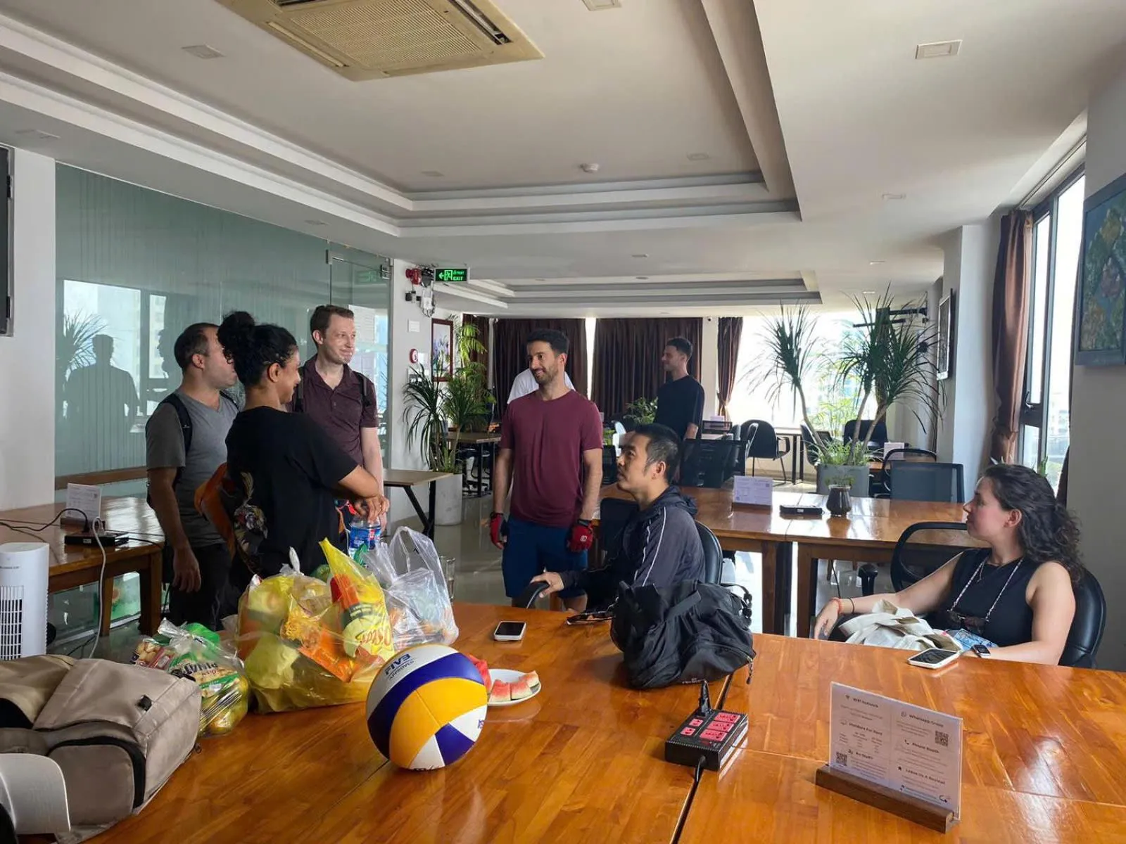 group of guests in Waikiki Beach Hotel Da Nang