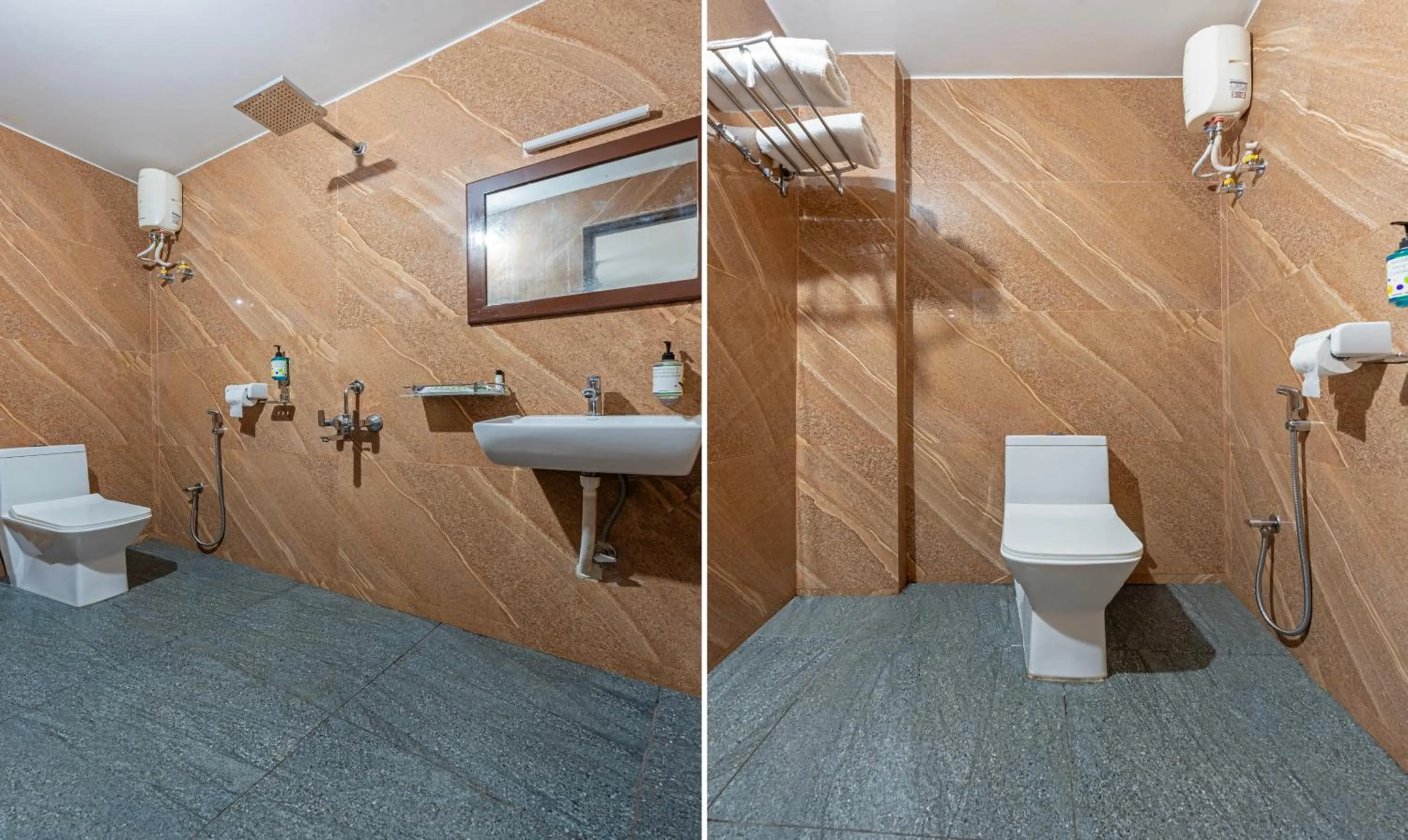 Toilet in Treebo JP Residency