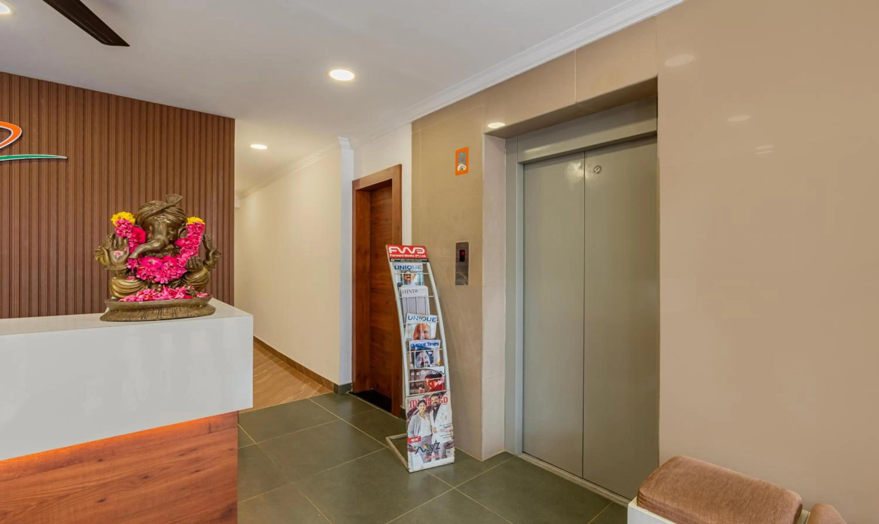 elevator in Treebo JP Residency