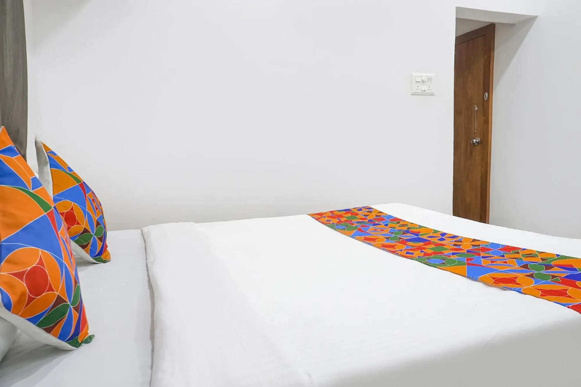 Bed in FabHotel The White House Inn - EON IT Park