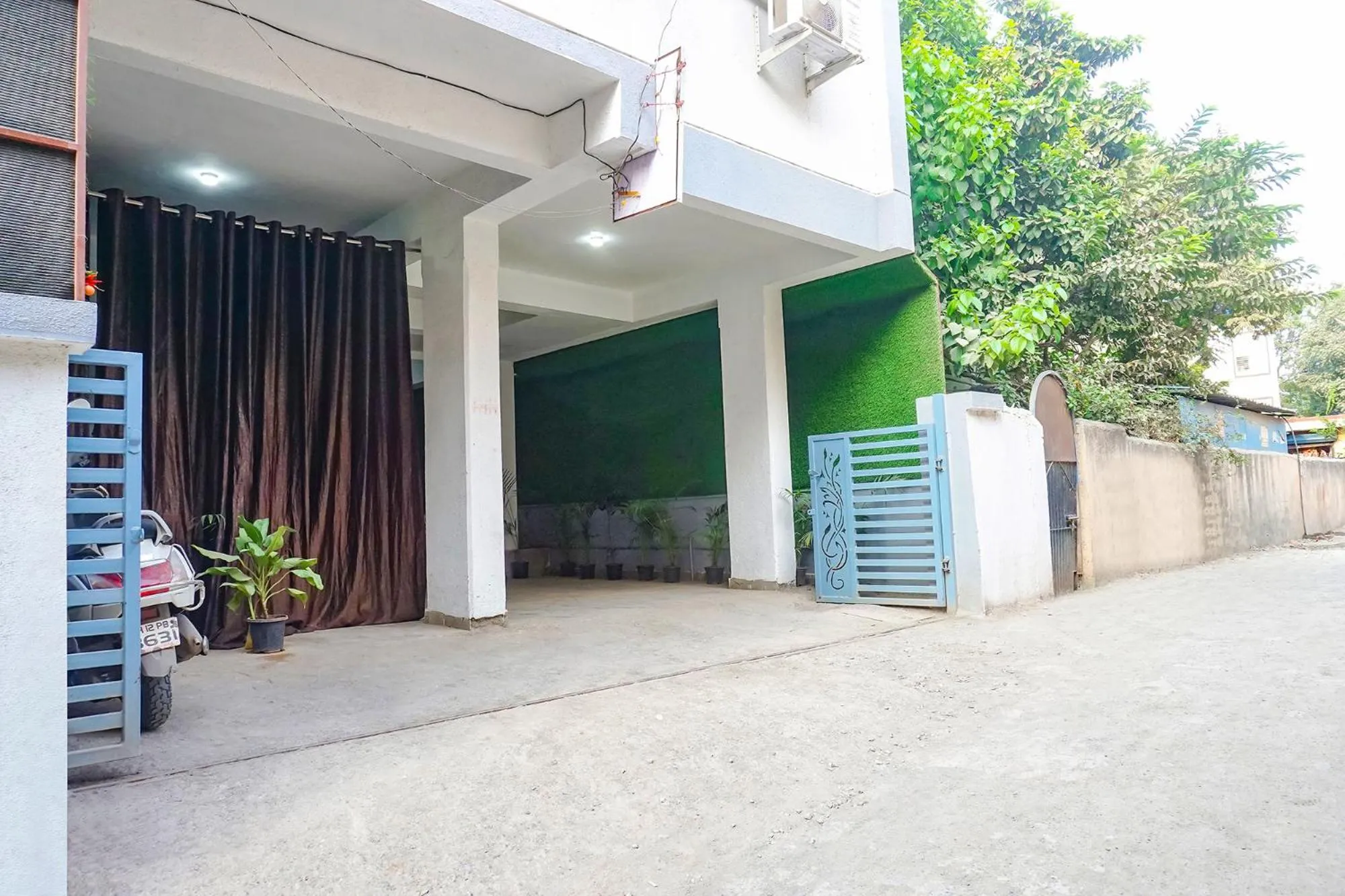 Facade/entrance in FabHotel The White House Inn - EON IT Park