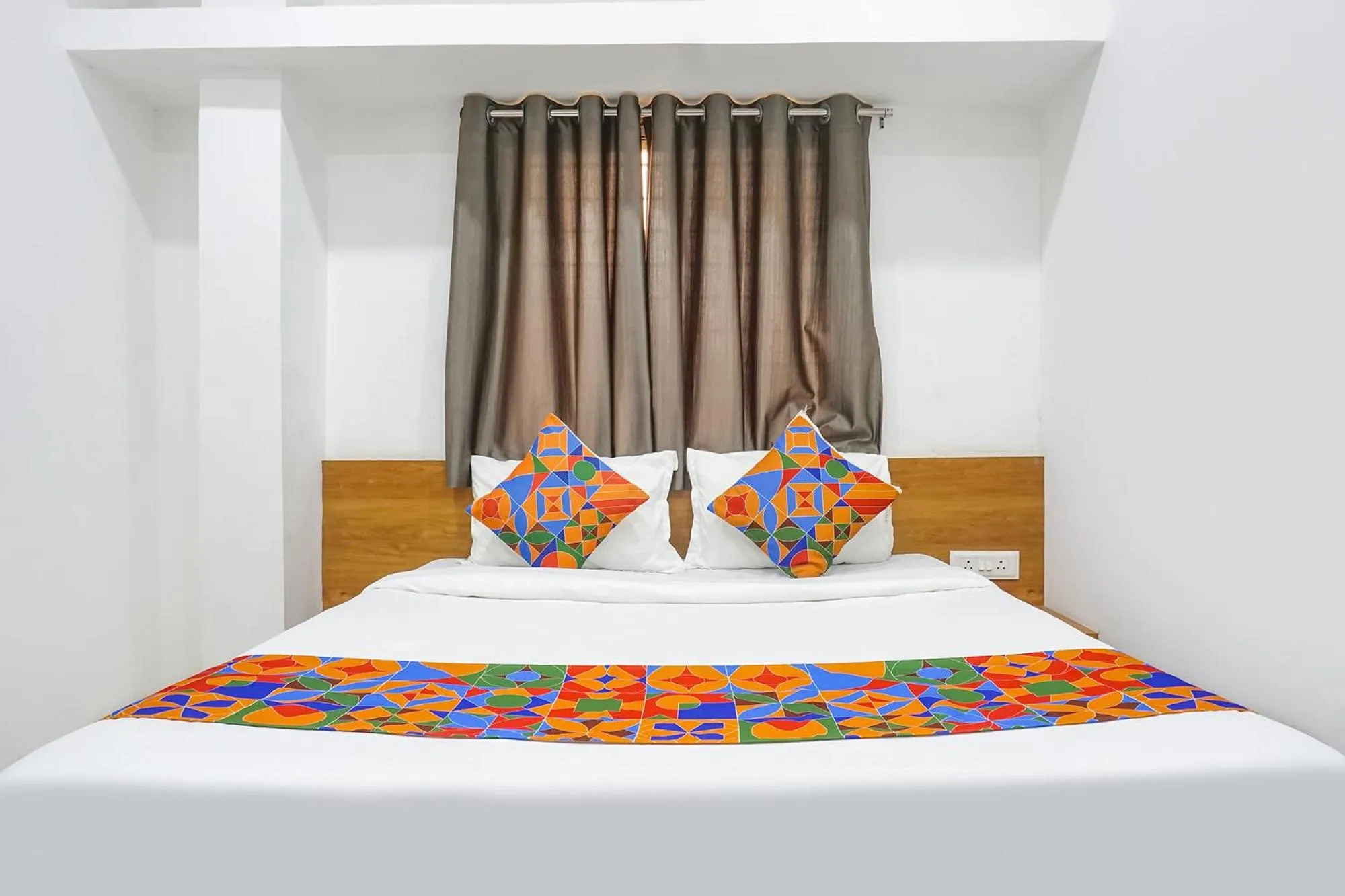 Bed in FabHotel The White House Inn - EON IT Park