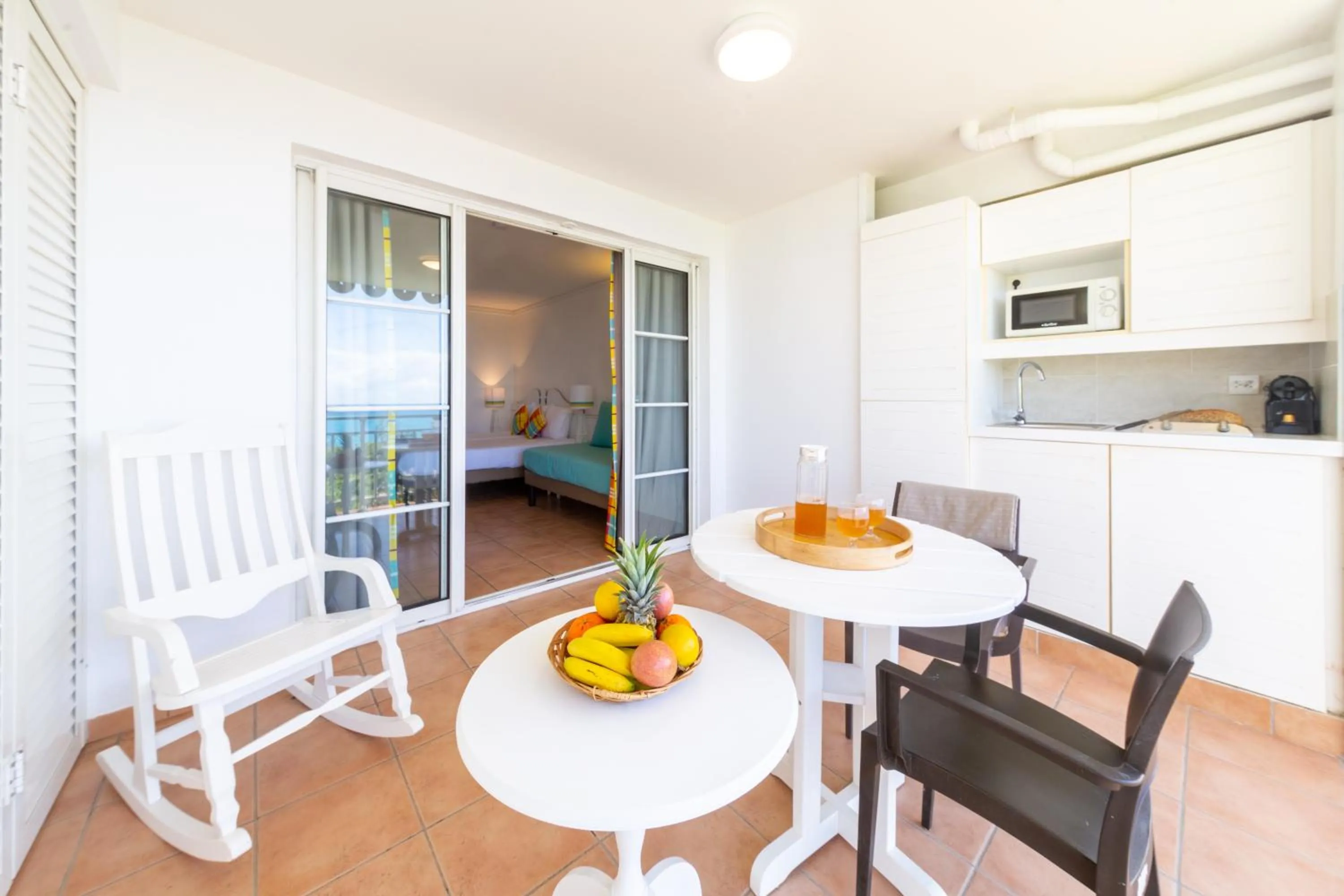 Coffee/tea facilities in Résidence Pierre & Vacances Premium Les Tamarins