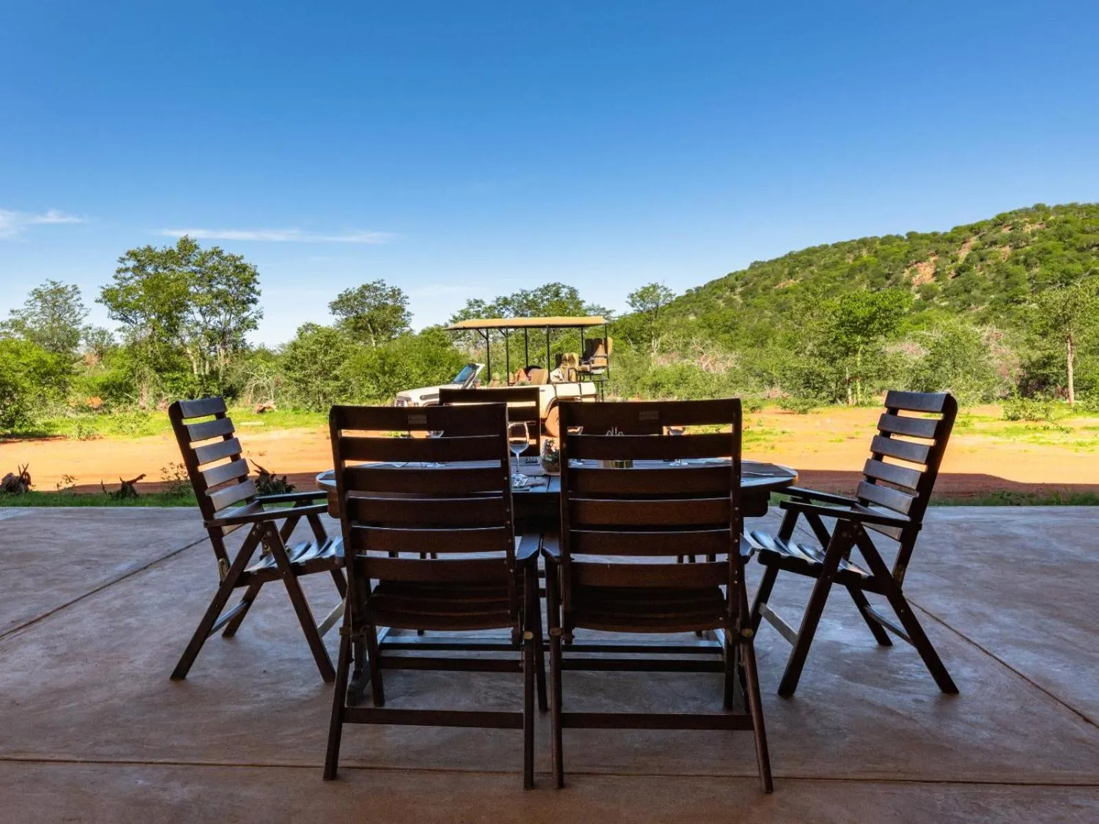 Patio in Kifaru Bush camp