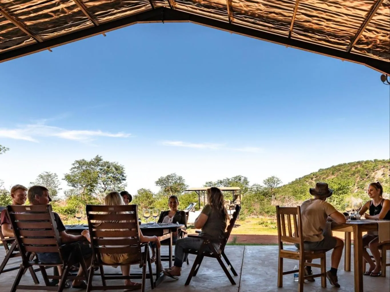 Patio in Kifaru Bush camp