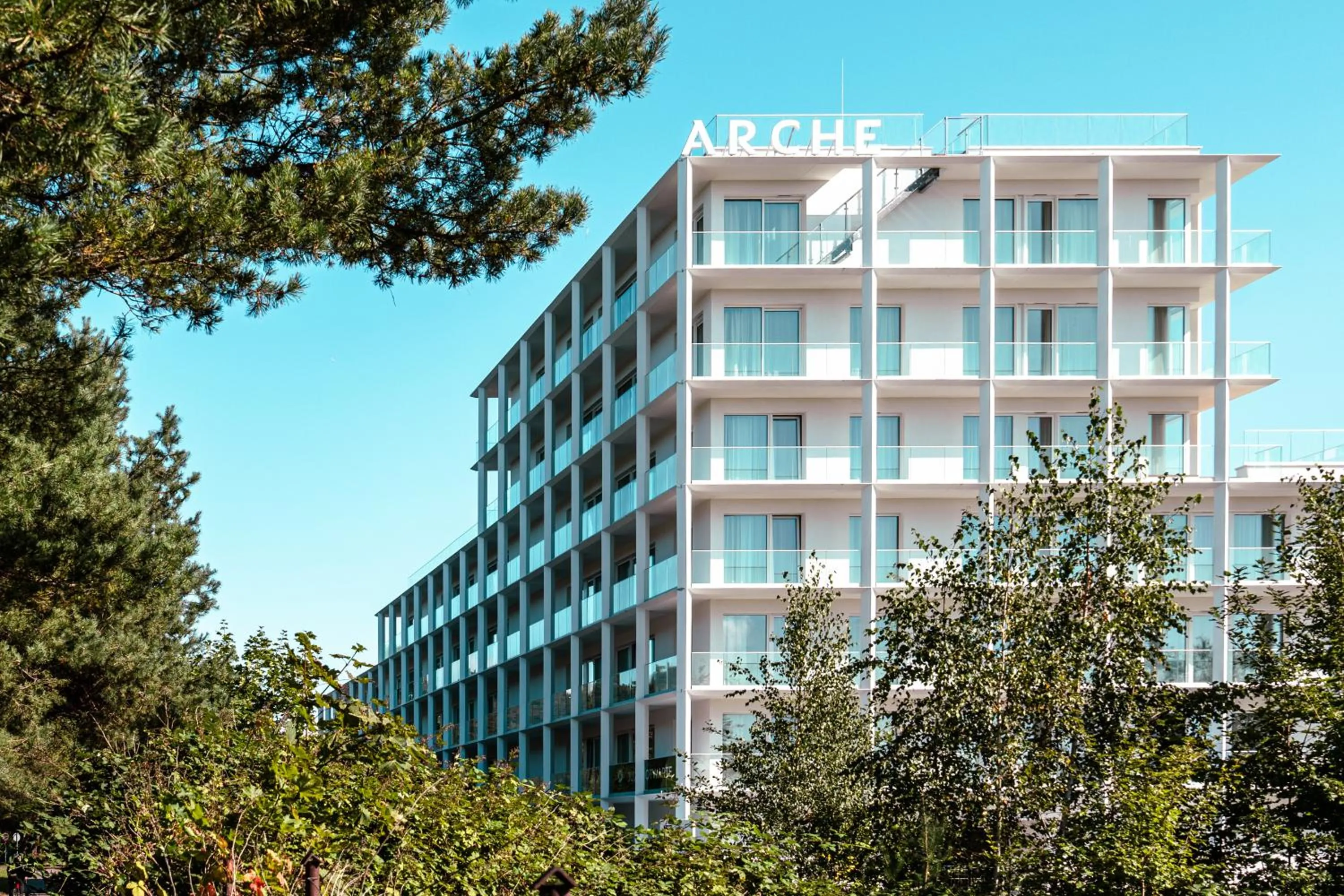 Property building in Hotel ARCHE Fabryka Samolotów w Mielnie