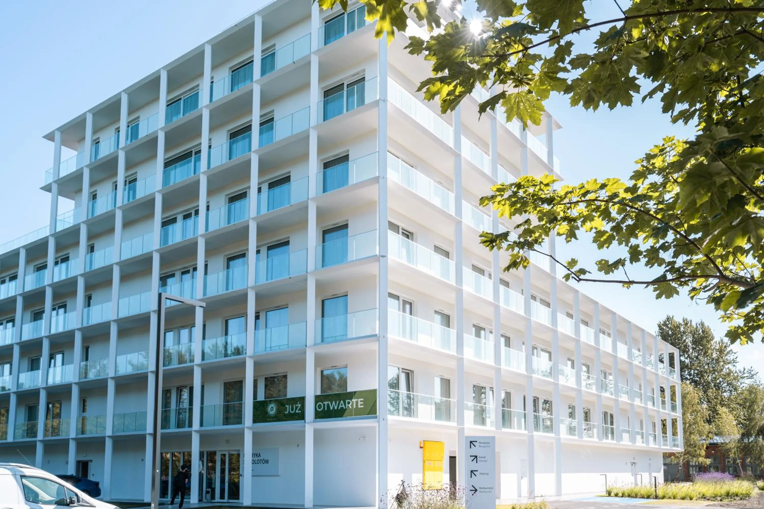 Property building in Hotel ARCHE Fabryka Samolotów w Mielnie