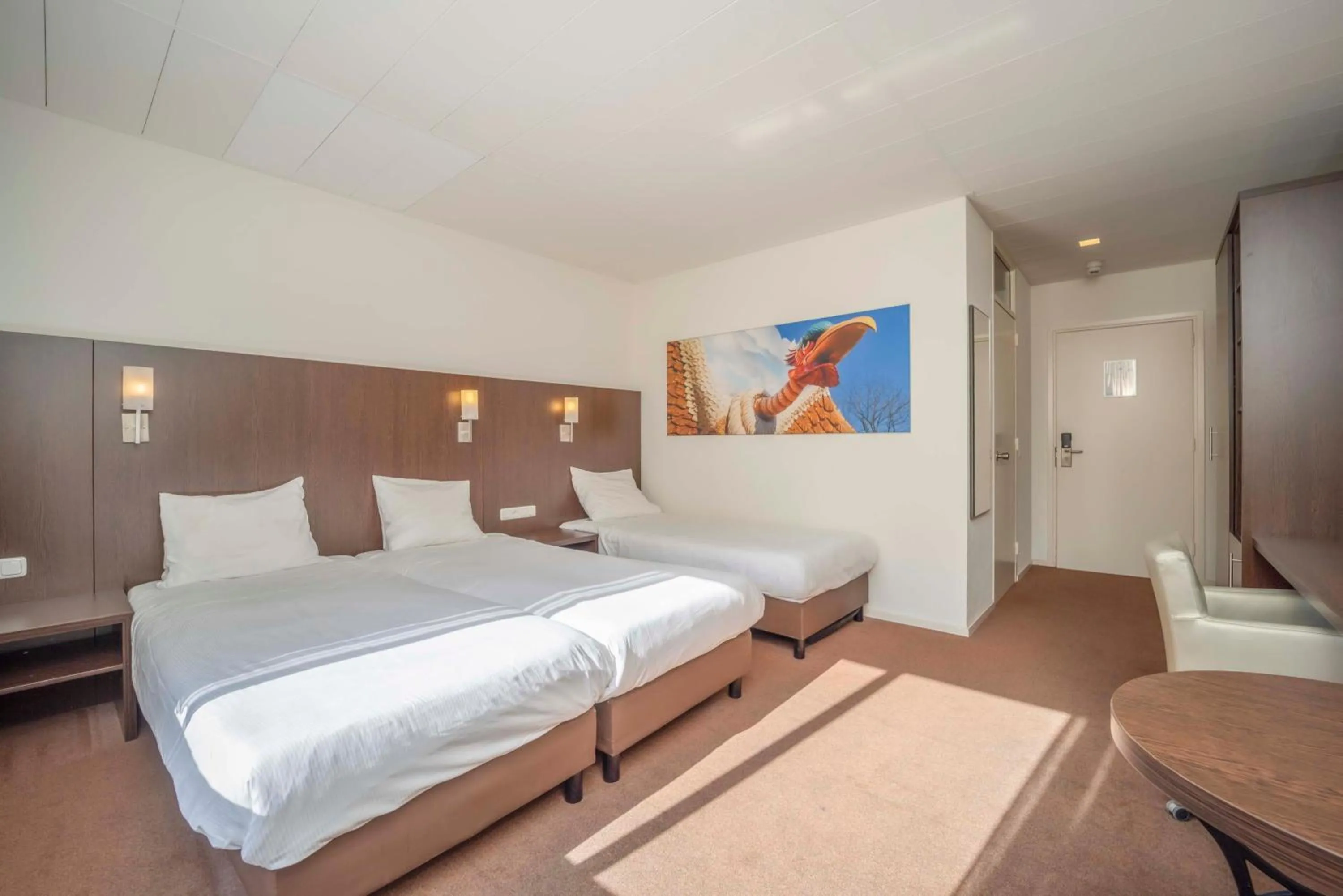 Bedroom, Bed in Fletcher Hotel-Restaurant Waalwijk