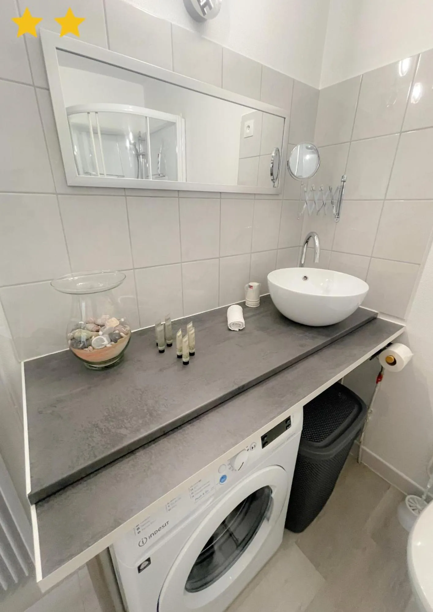 Bathroom in La Digue