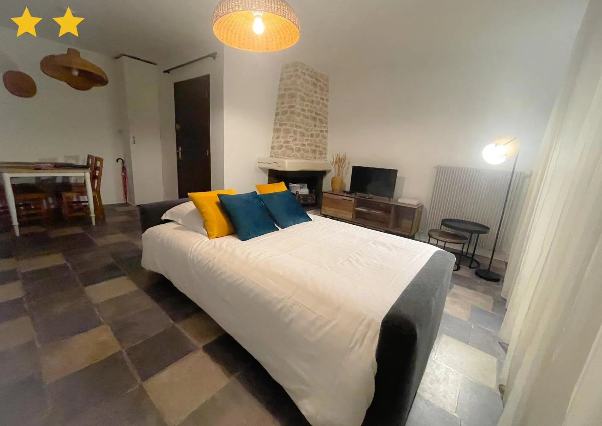 Living room in La Digue