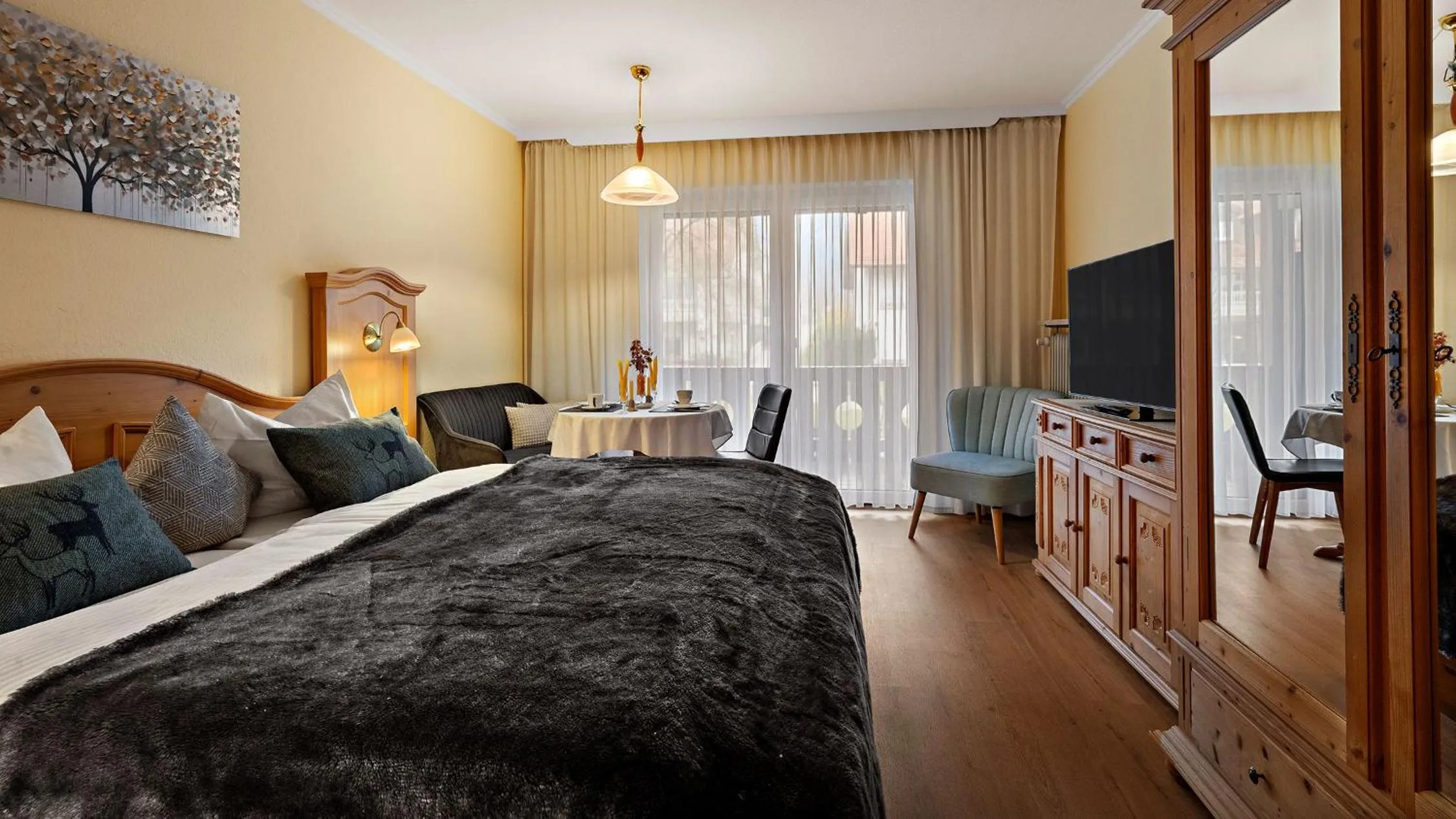 Photo of the whole room, Bed in Apparthotel Jagdhof