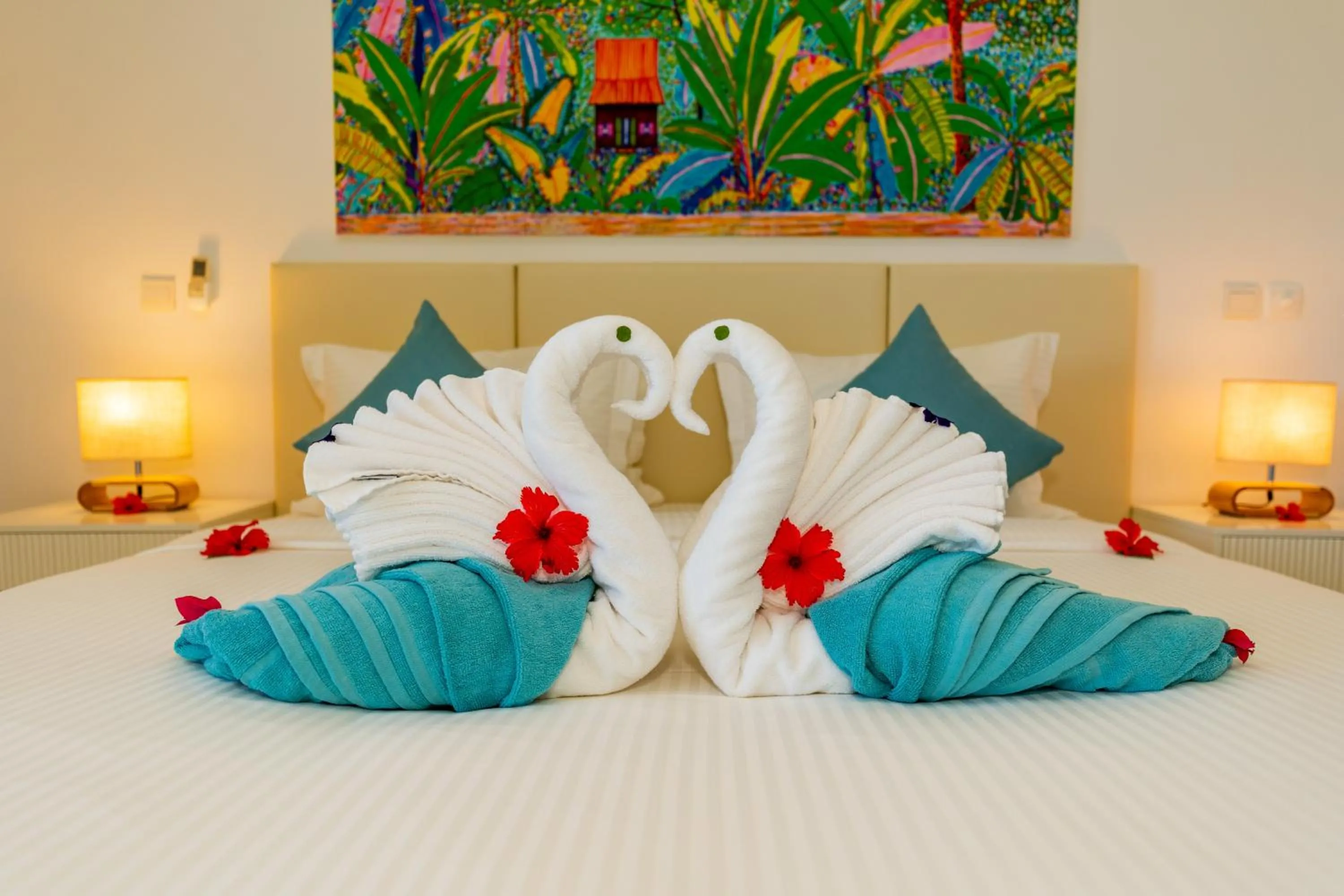 Decorative detail, Bed in Valmer Resort and Spa