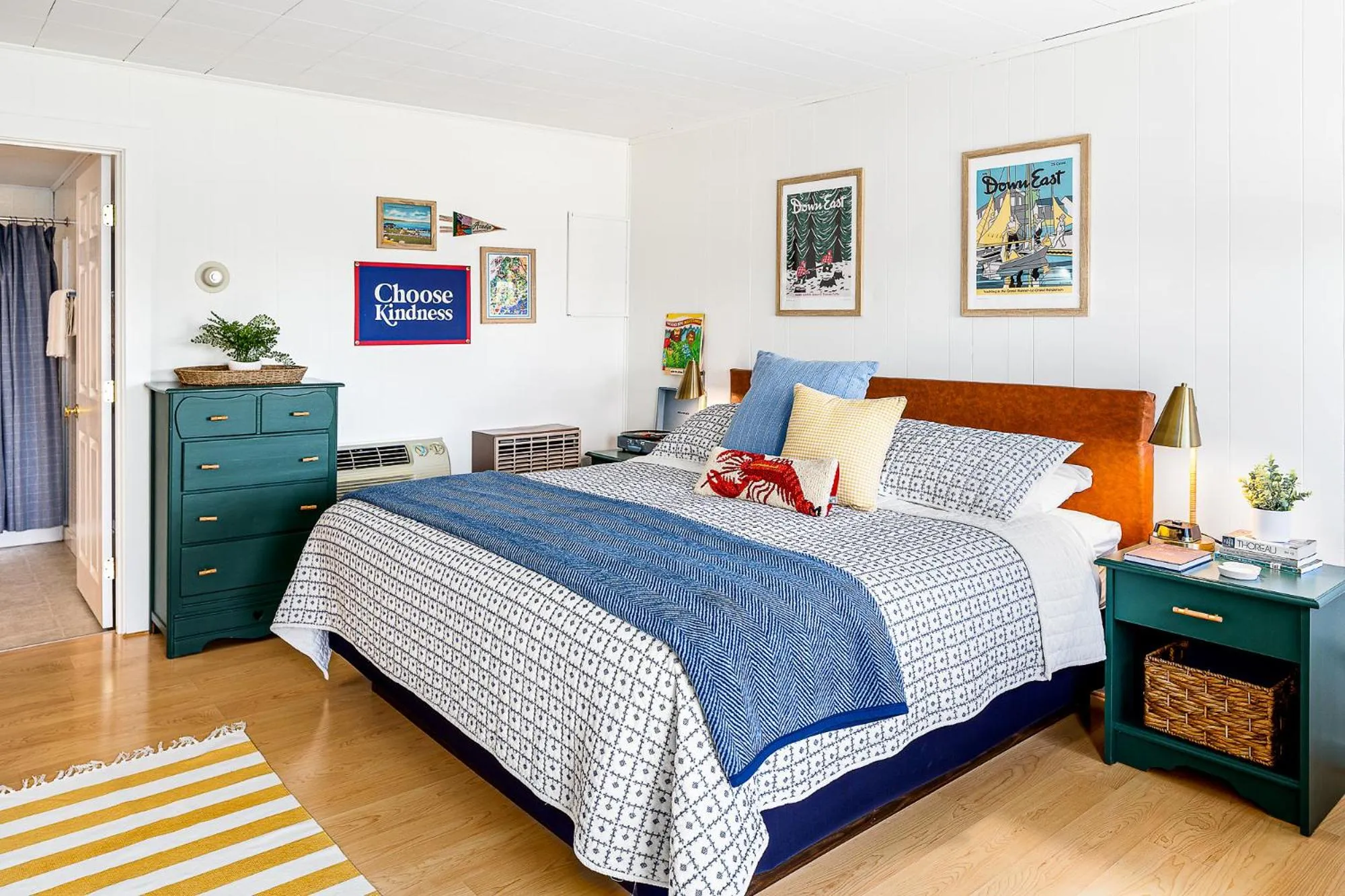 Bedroom, Bed in Seascape Motel & Cottages