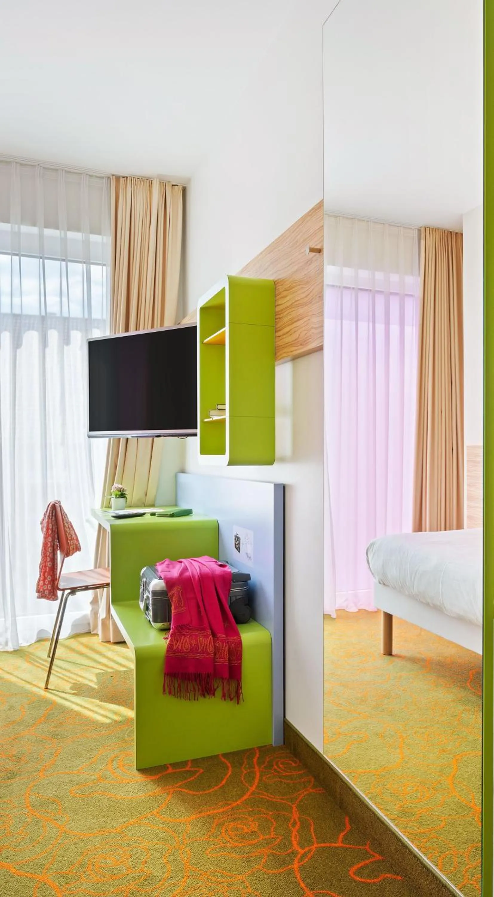 Bedroom, Bed in Hey Lou Hotel Hildesheim