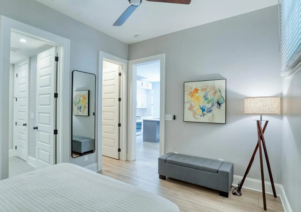 Bedroom, Bed in BCA Furnished Apartments