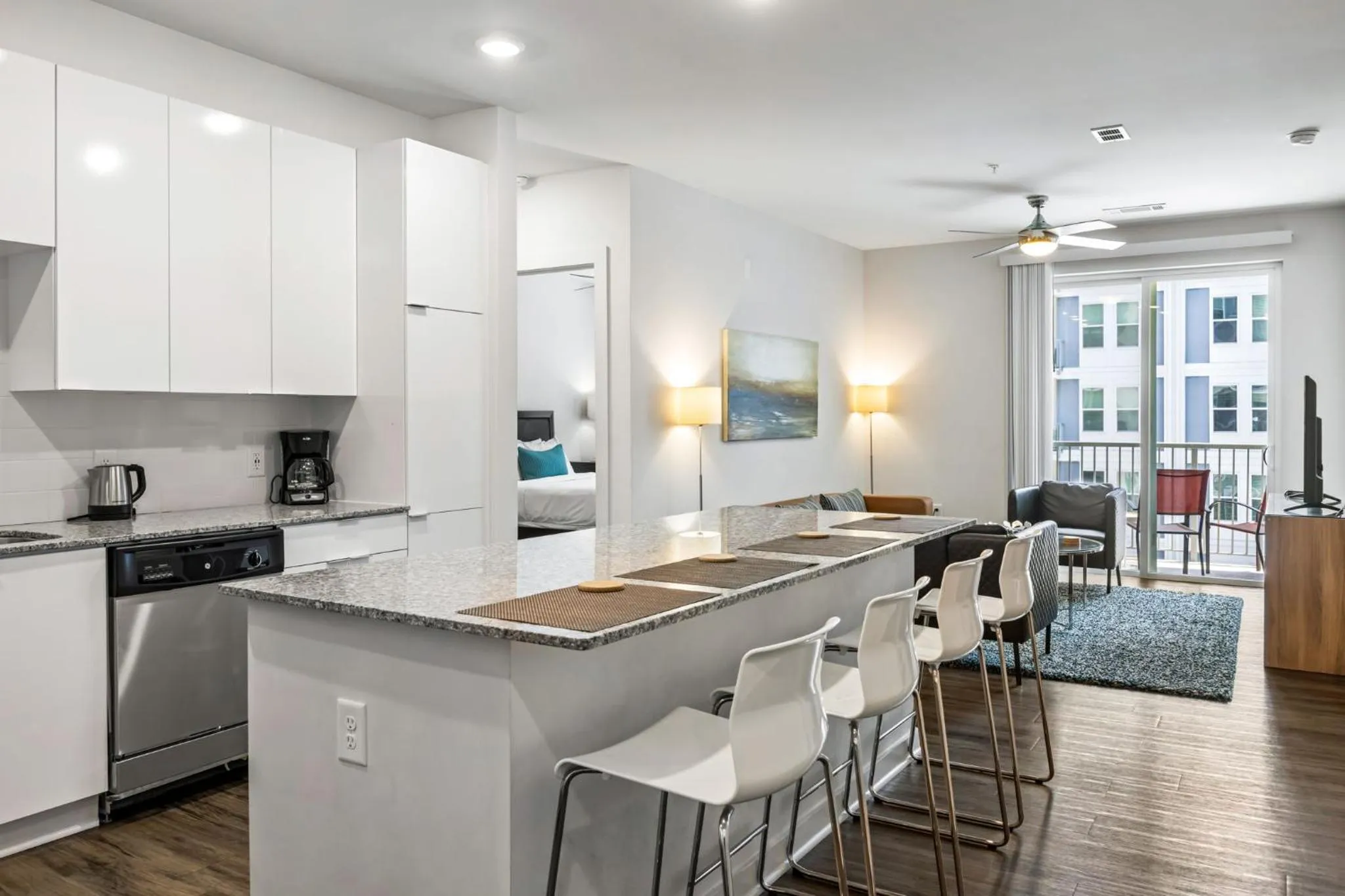 dishwasher in BCA Furnished Apartments