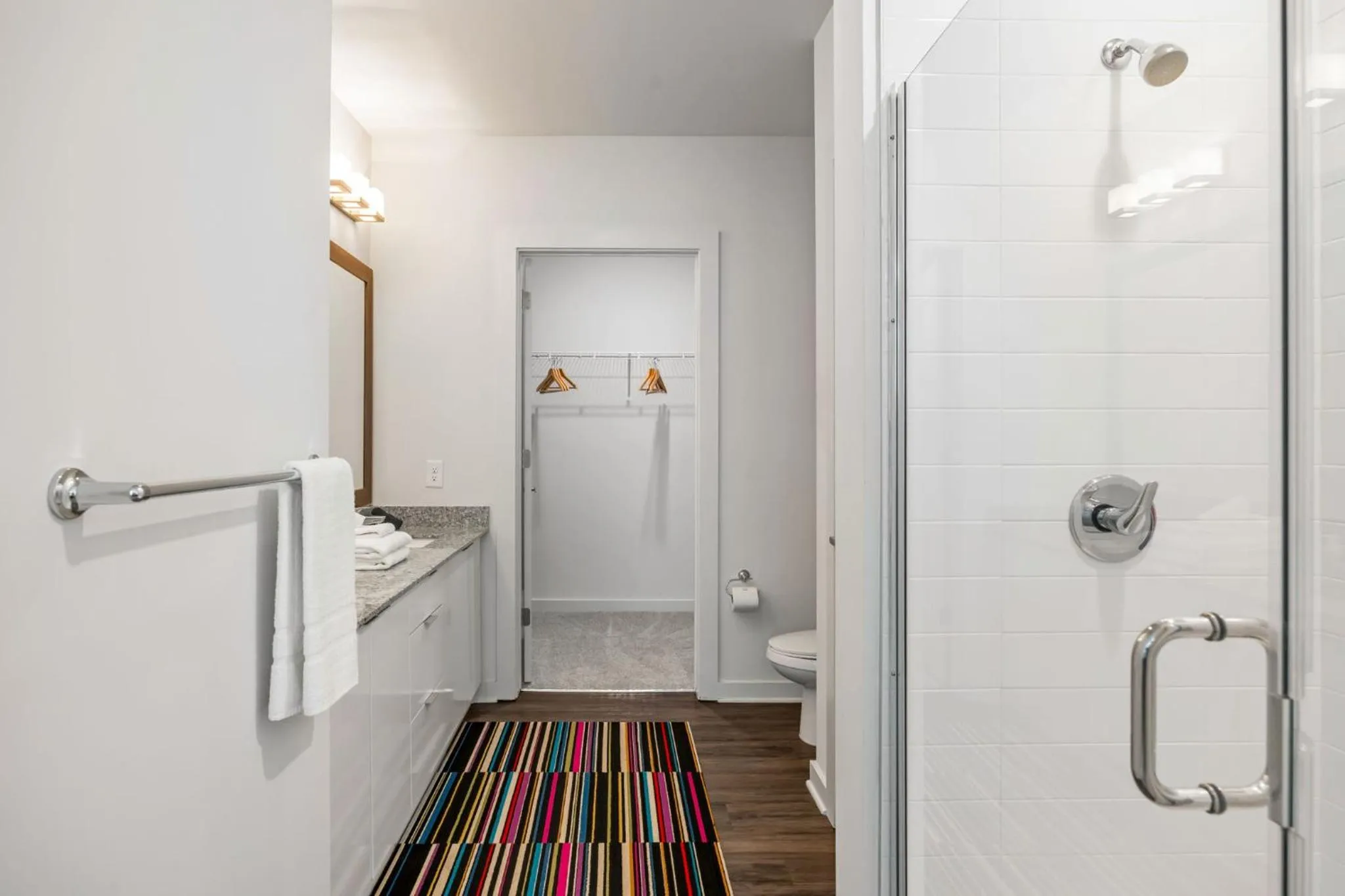 Shower in BCA Furnished Apartments