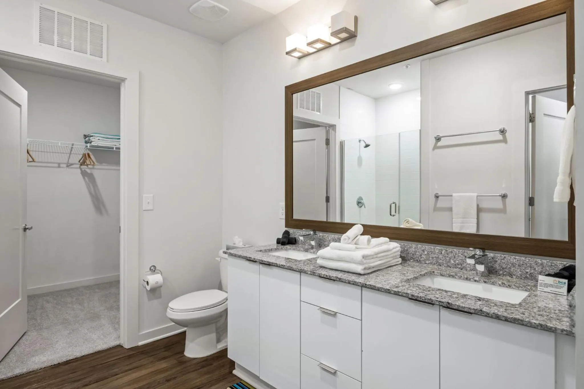 Shower in BCA Furnished Apartments