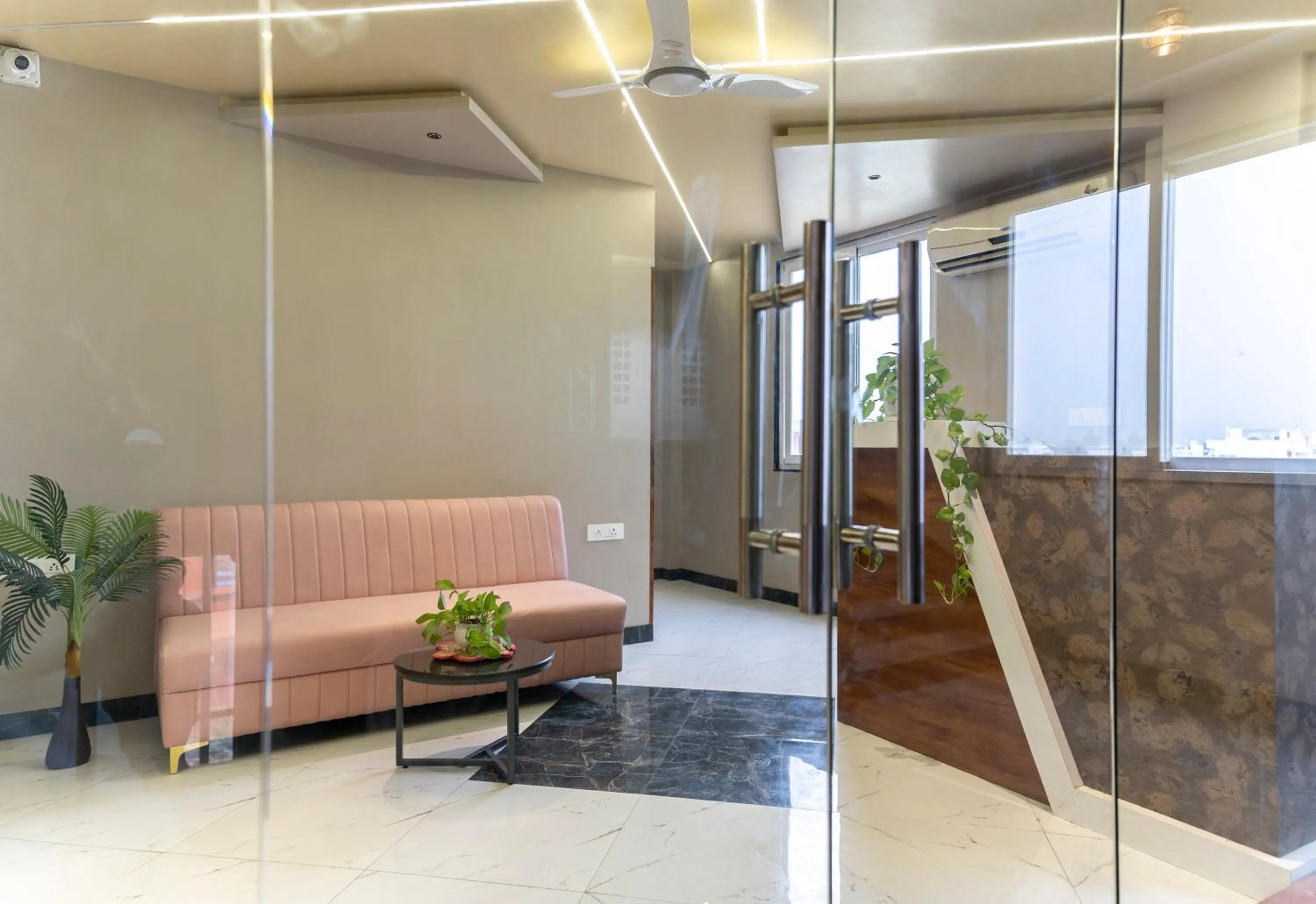 Seating area in D Fortune Park