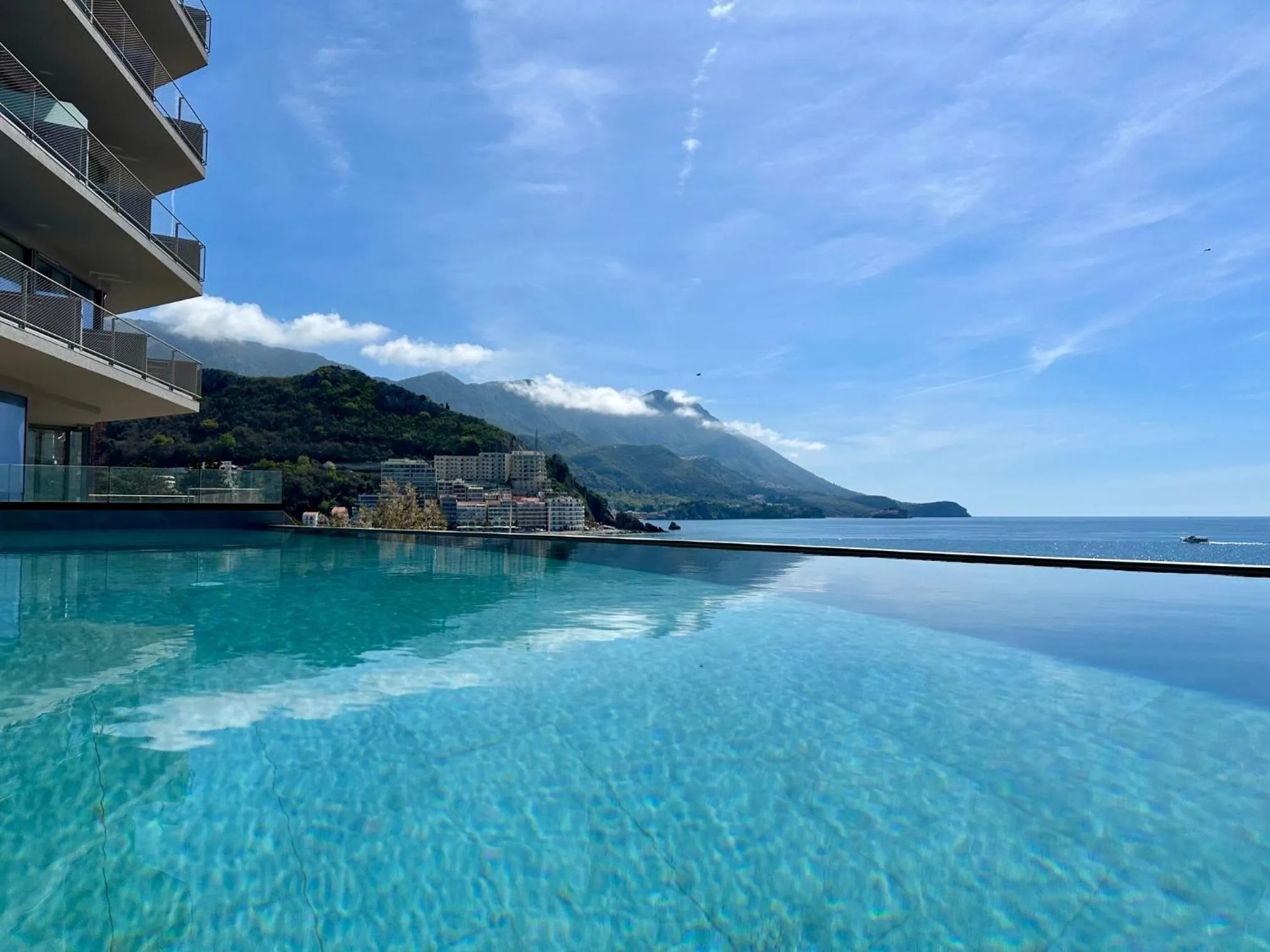 Pool view in Sea Star Budva