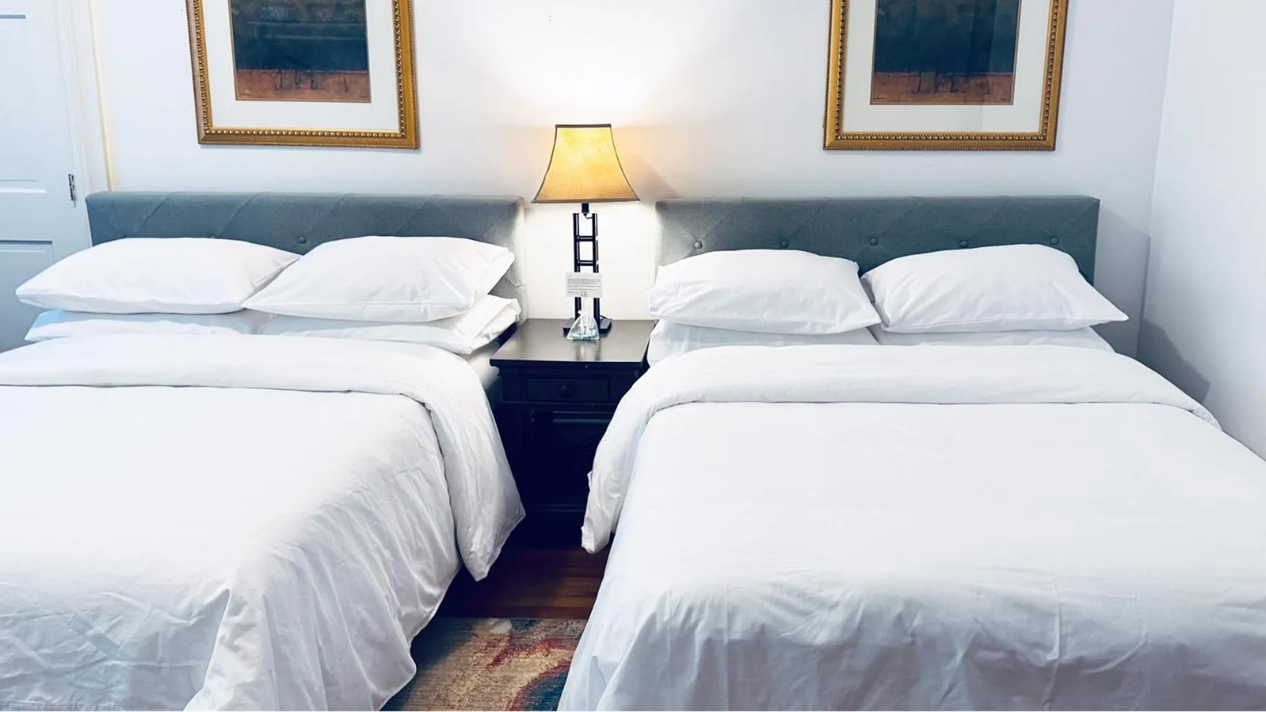Bed in Ginkgo House on Harvard